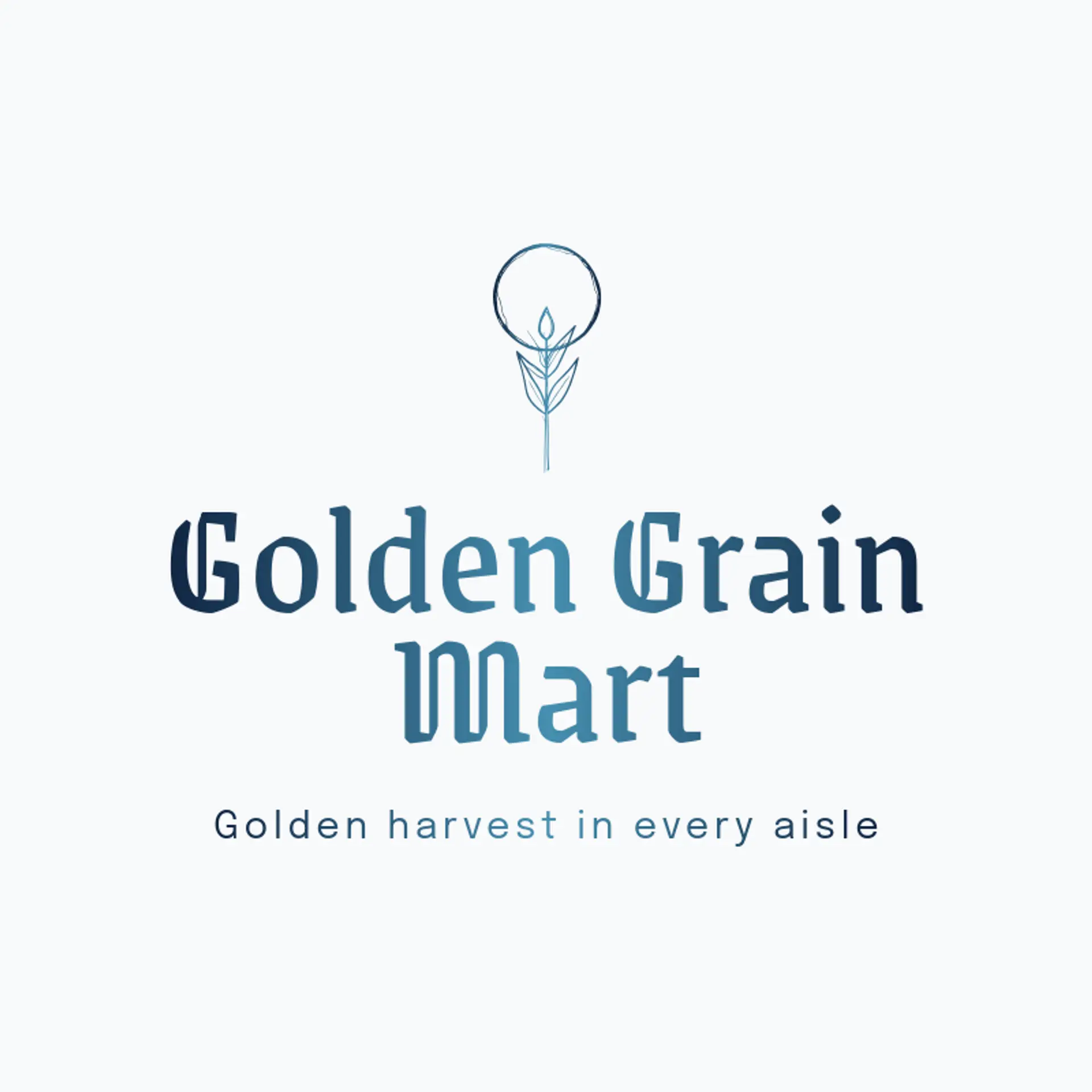 Golden Grain Mart logo for mart