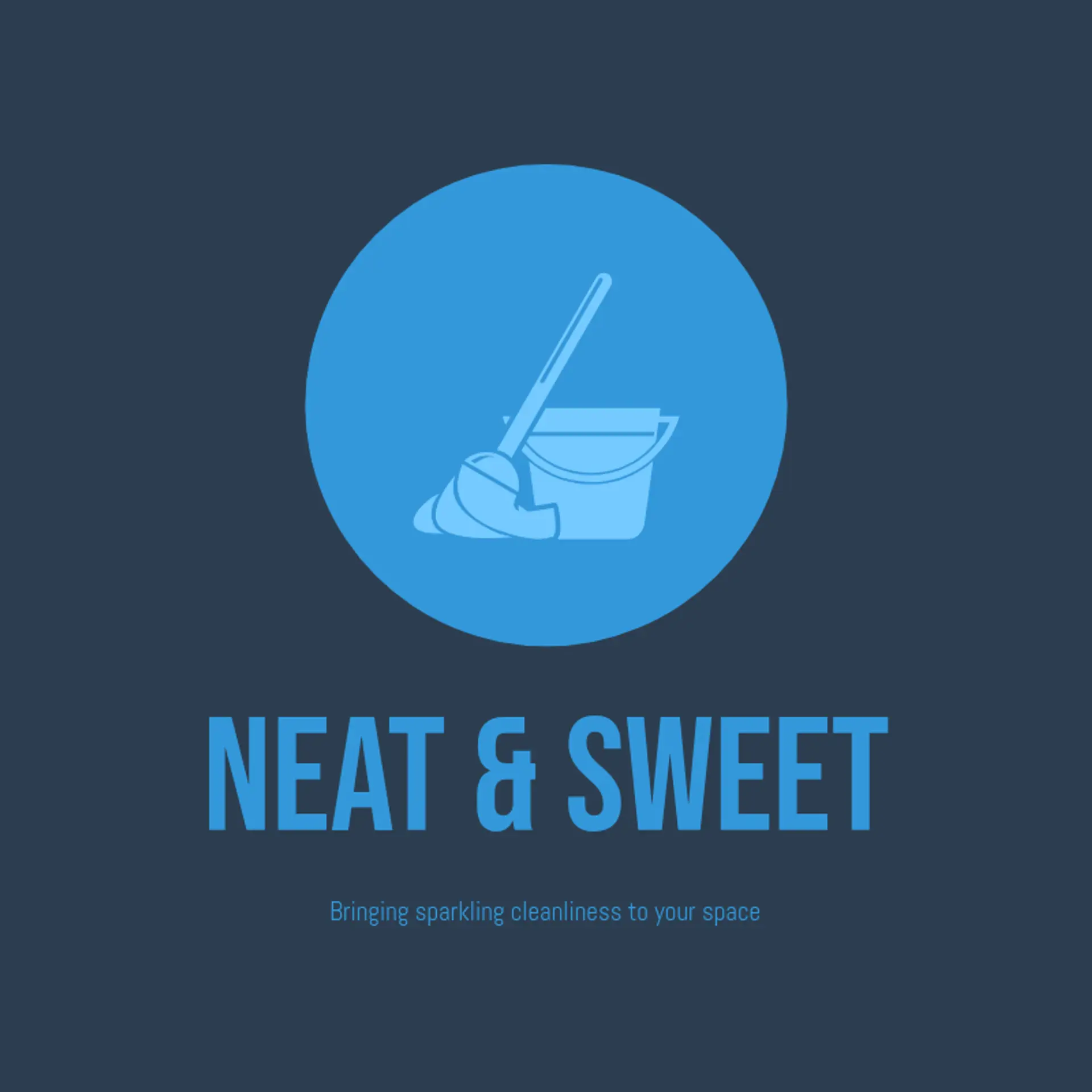 Neat & Sweet logo for cleaning services
