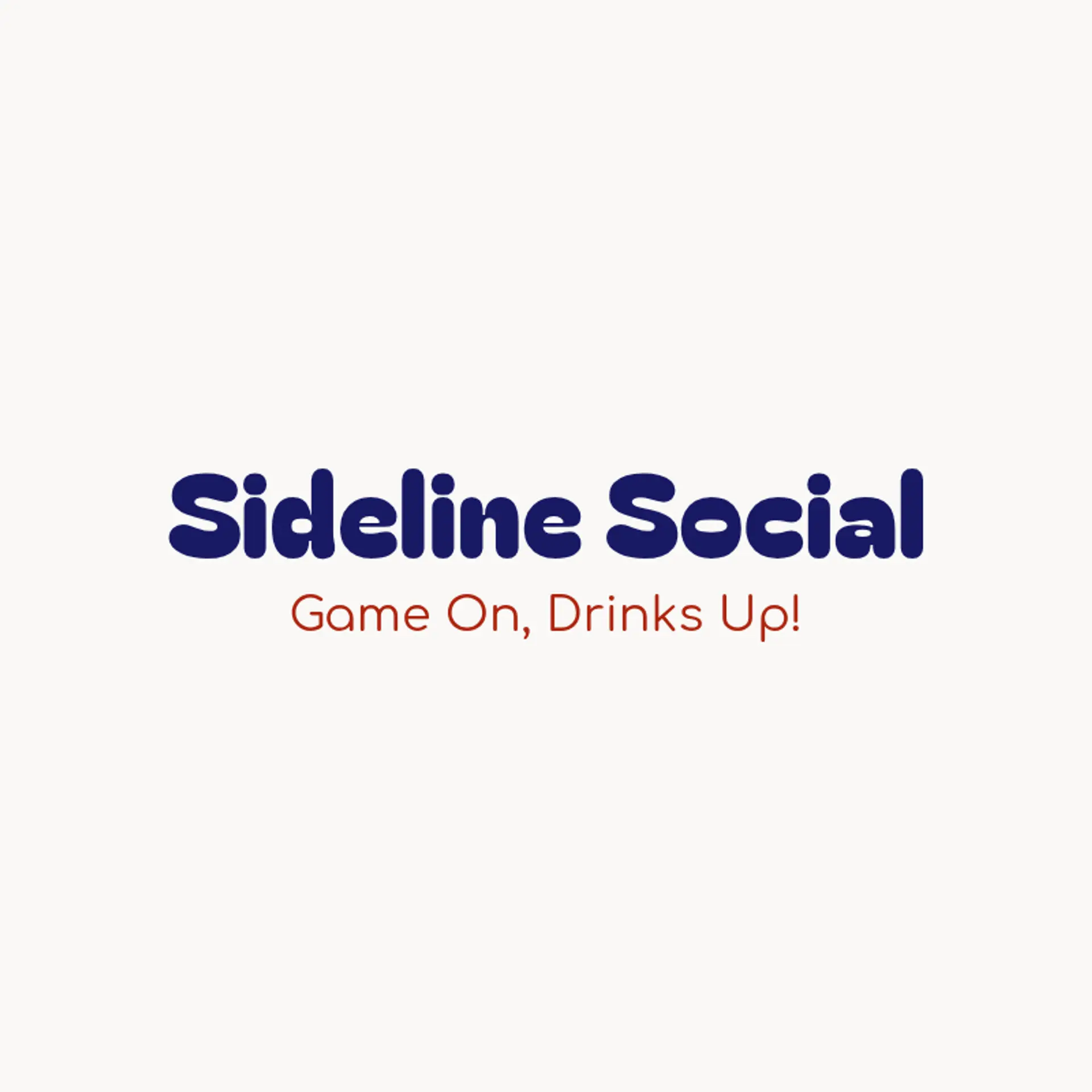 Sideline Social logo for sports bar
