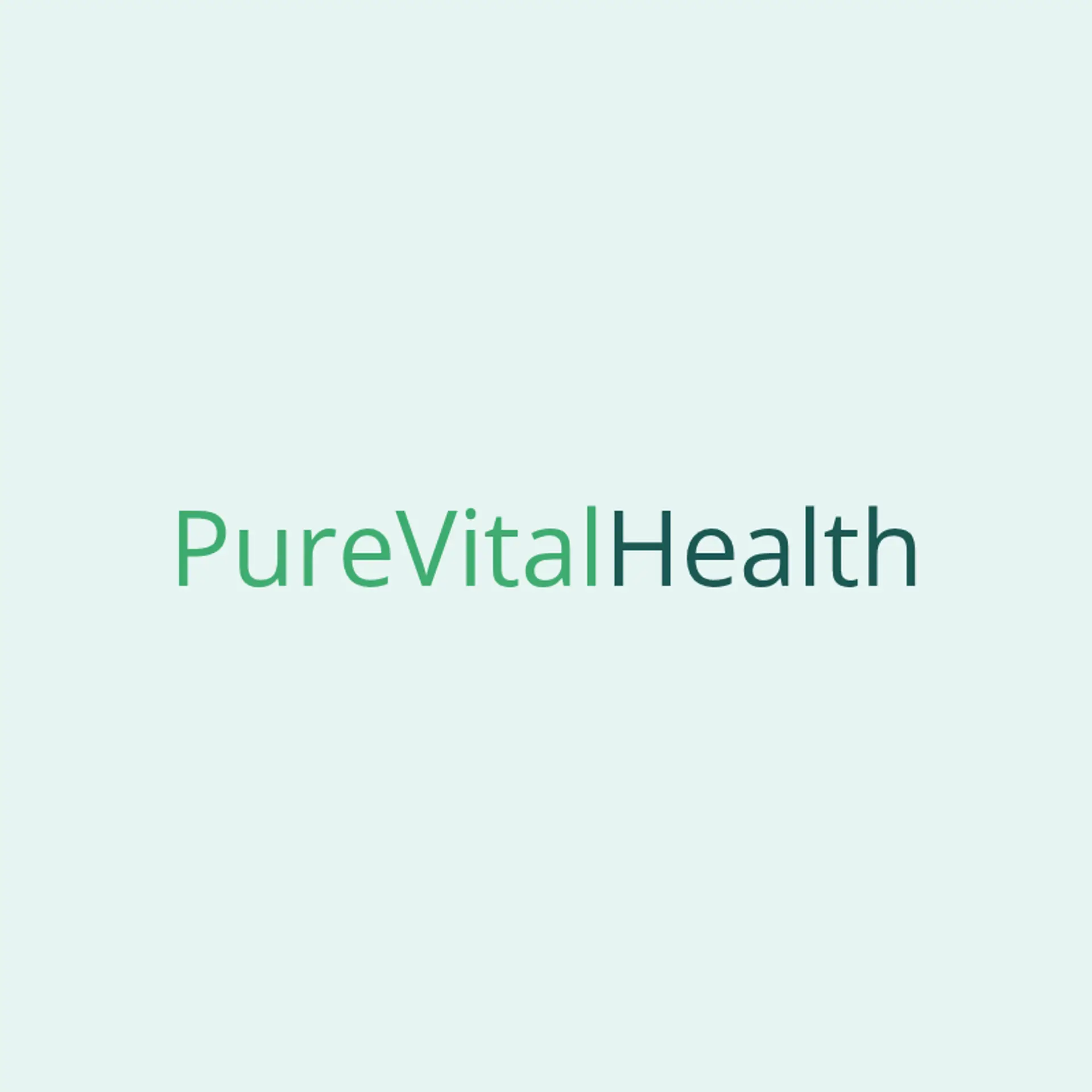 PureVital Health logo for healthcare