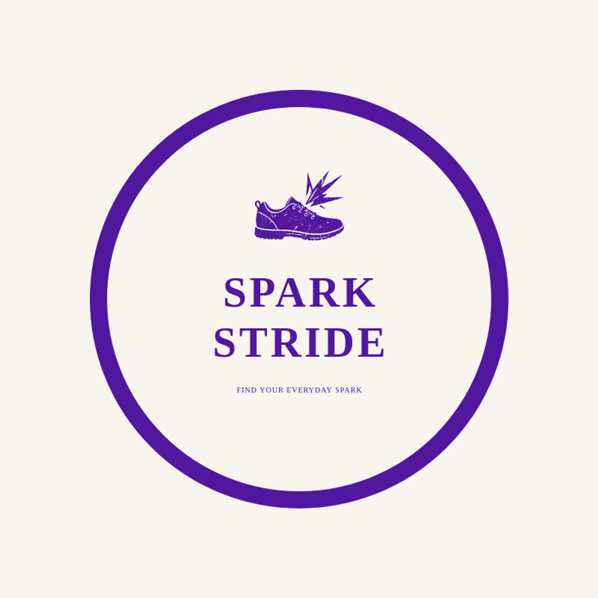 Spark Stride logo for shoe