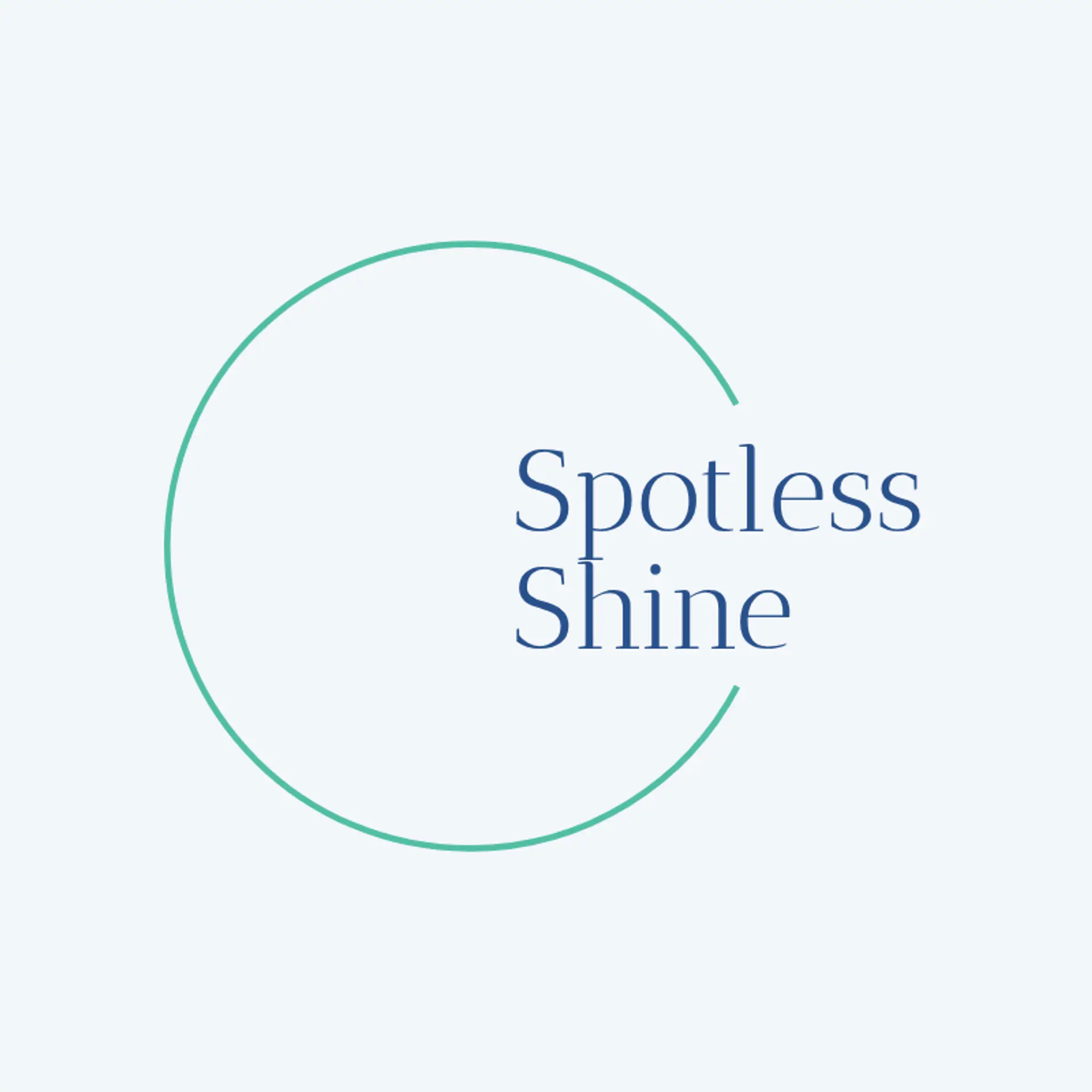 Spotless Shine logo for house cleaning