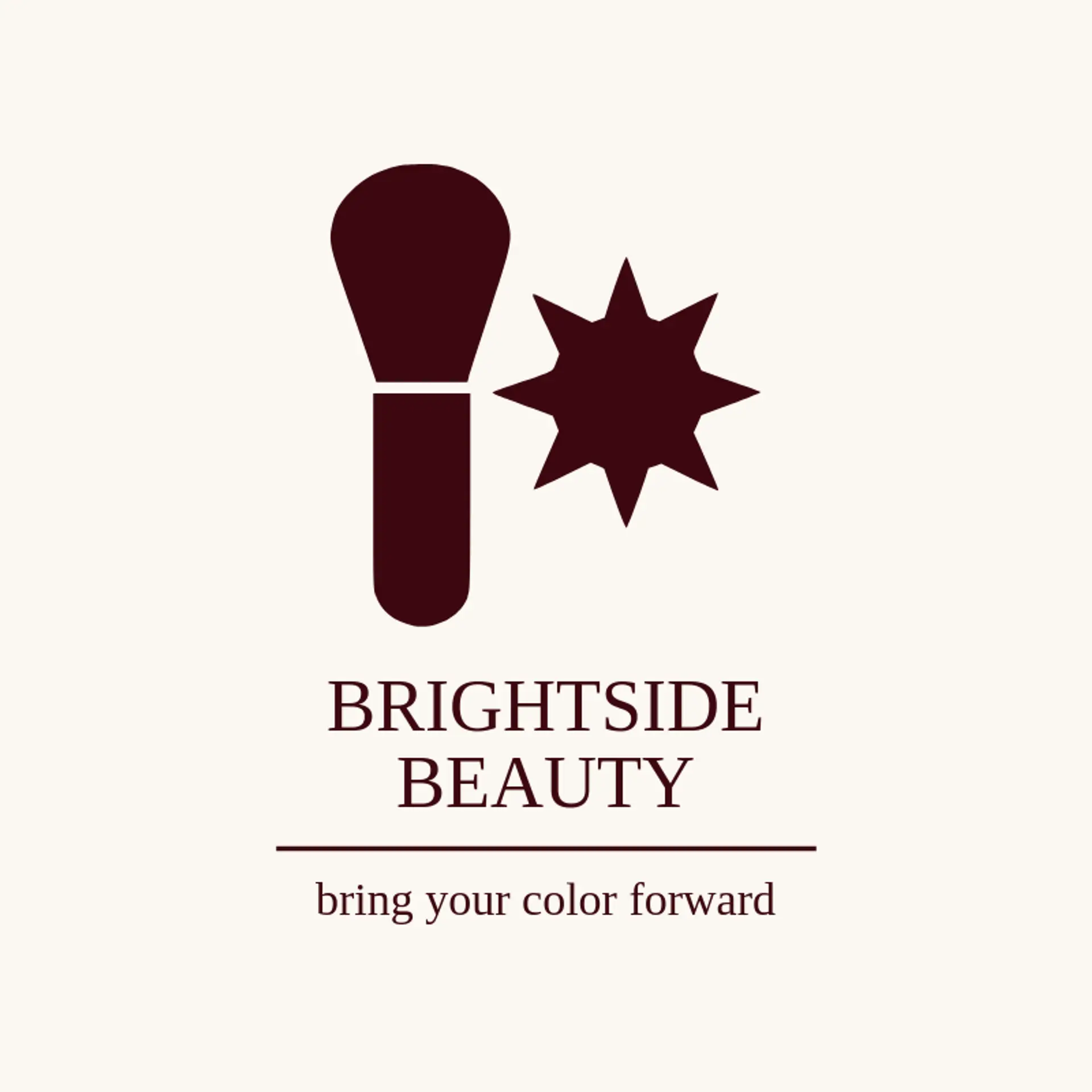 Brightside Beauty logo for cosmetics