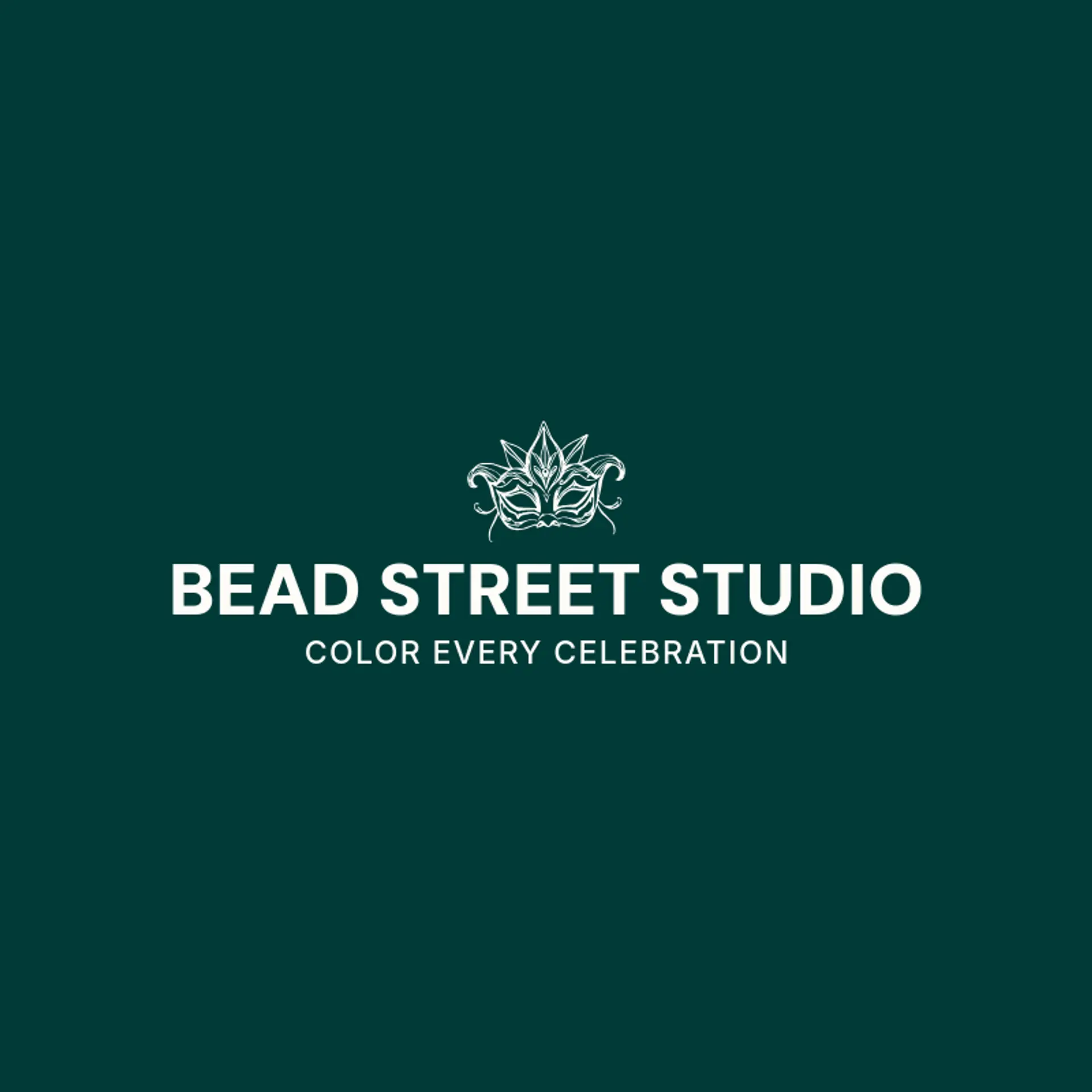 Bead Street Studio logo for mardi gras