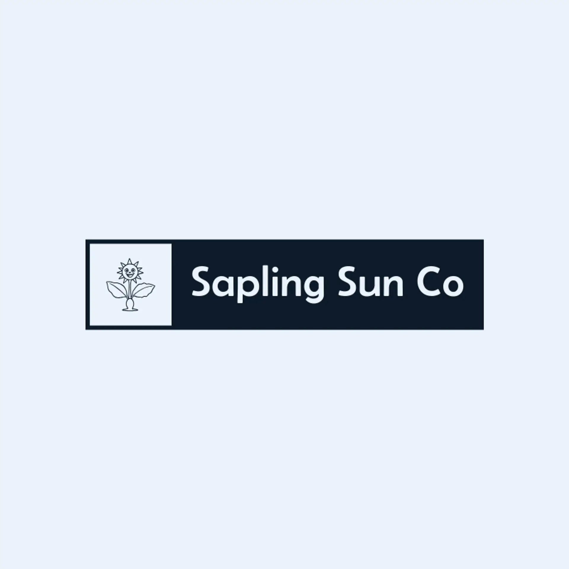 Sapling Sun Co logo for growth