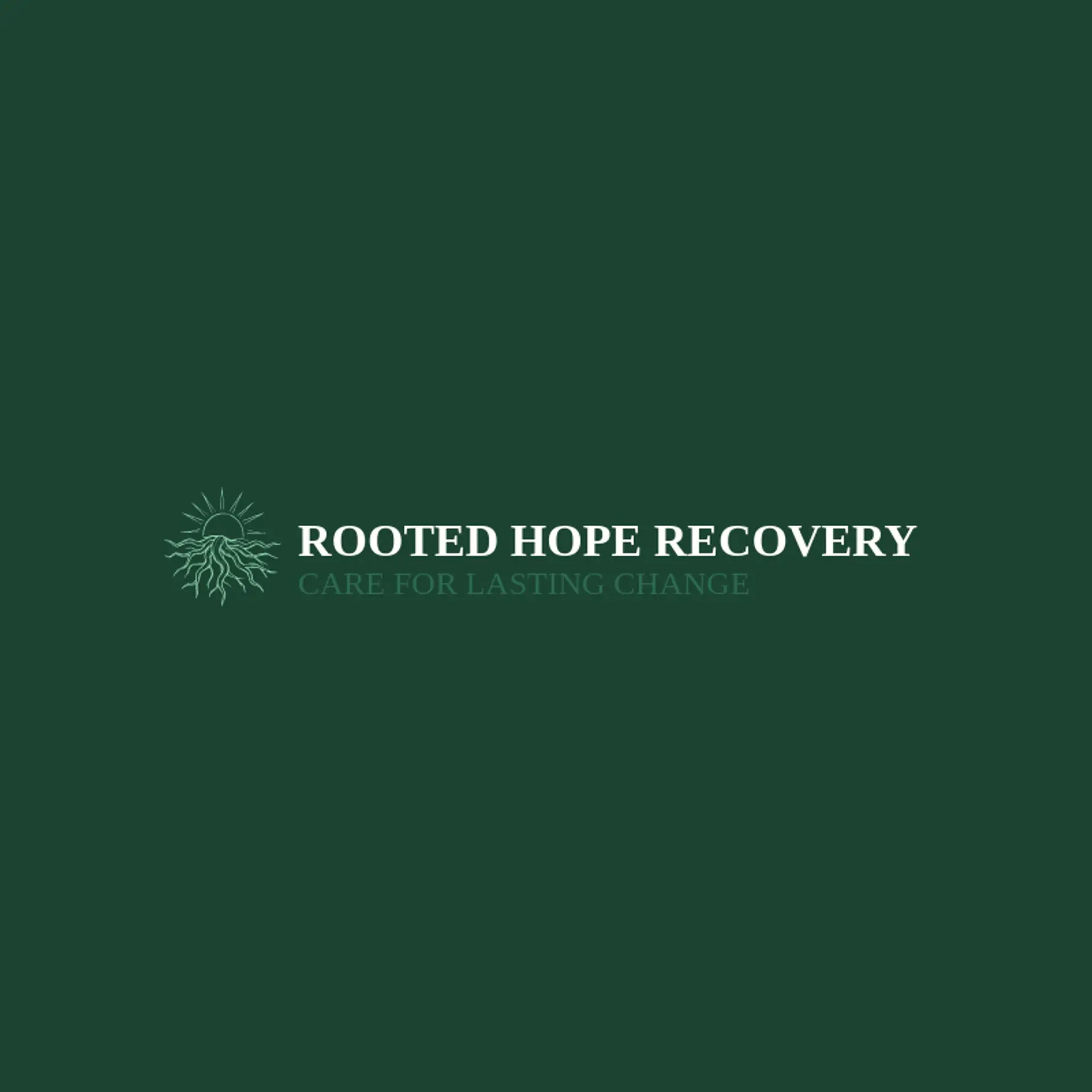 Rooted Hope Recovery logo for recovery