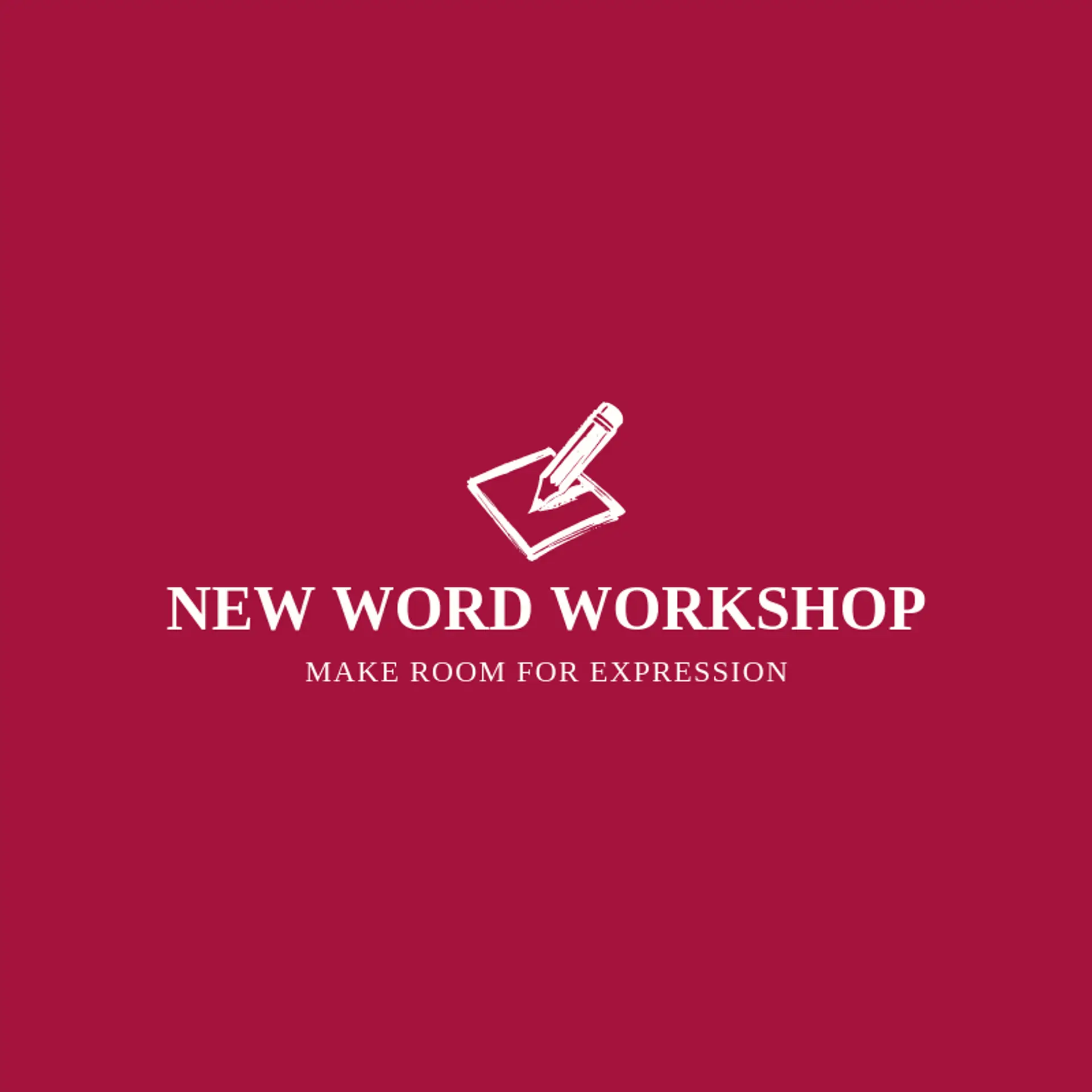 New Word Workshop logo for language