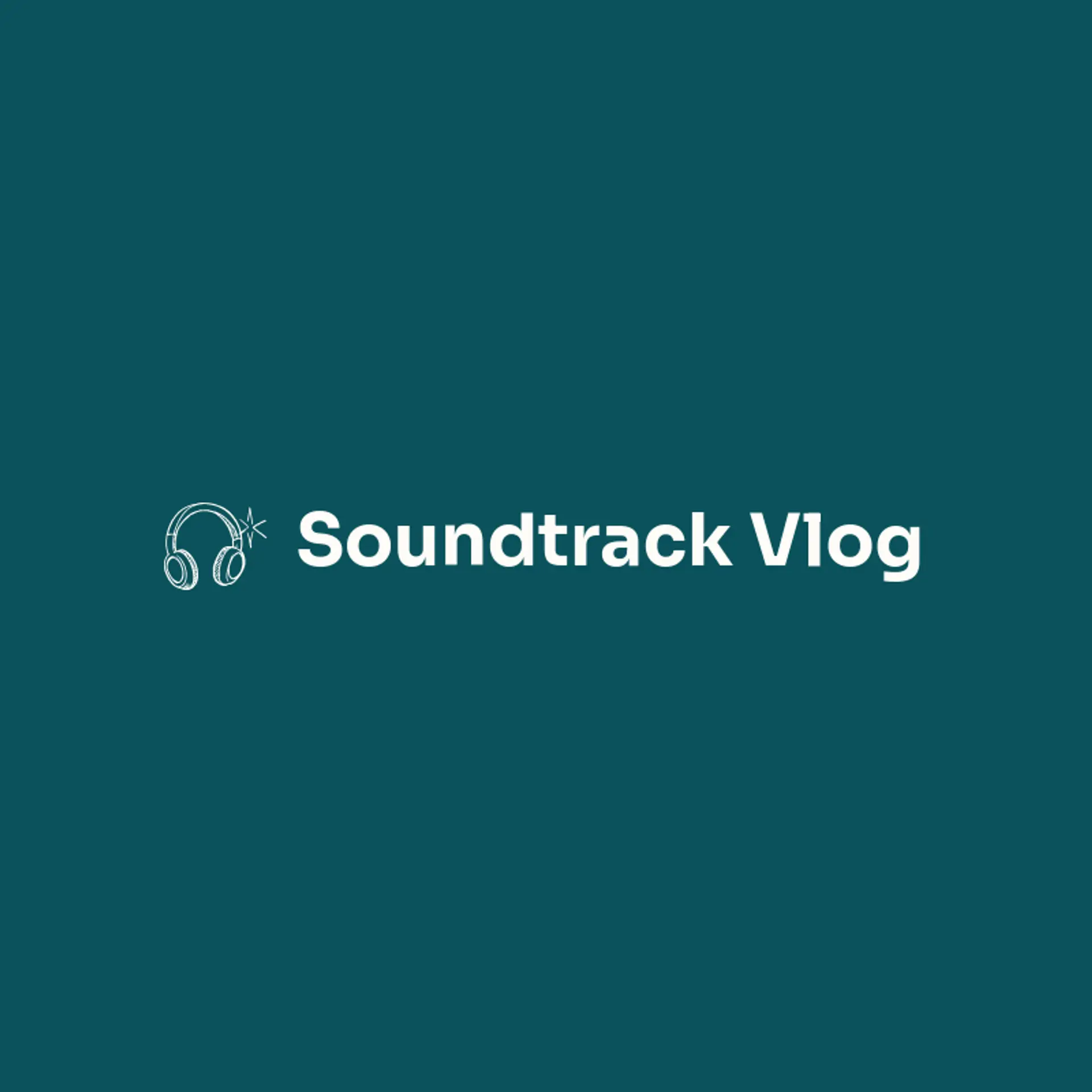 Soundtrack Vlog logo for vlog