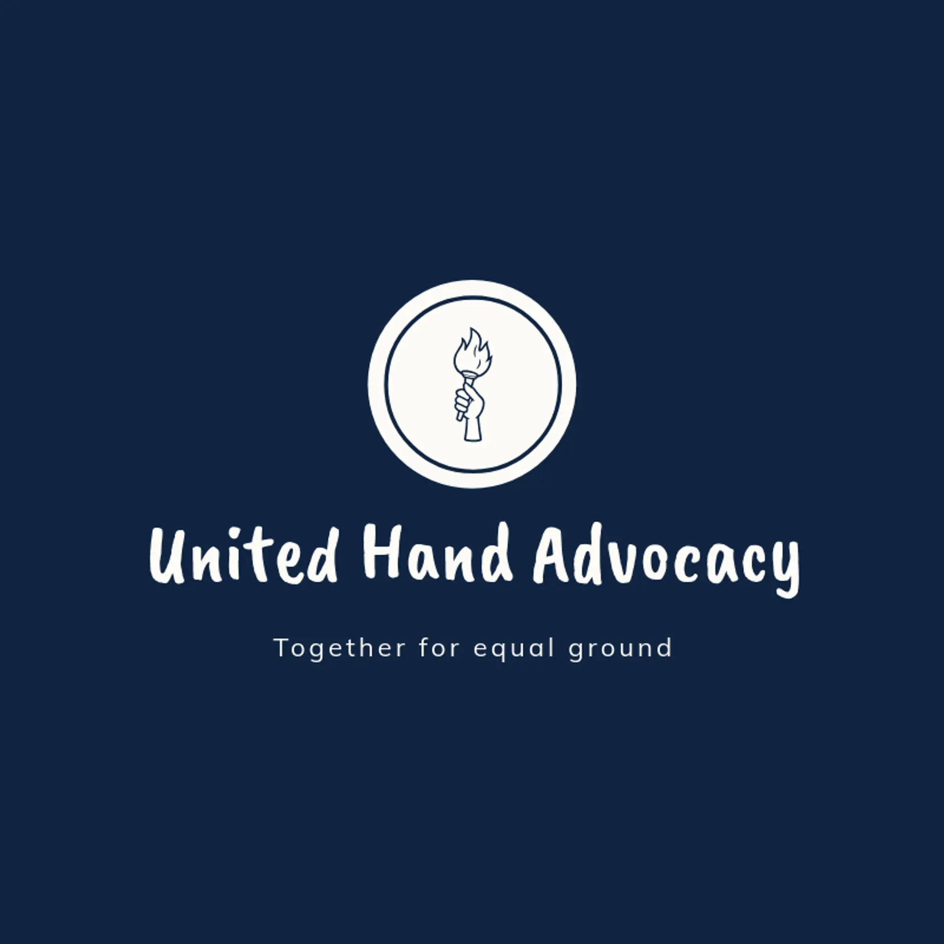 United Hand Advocacy logo for justice