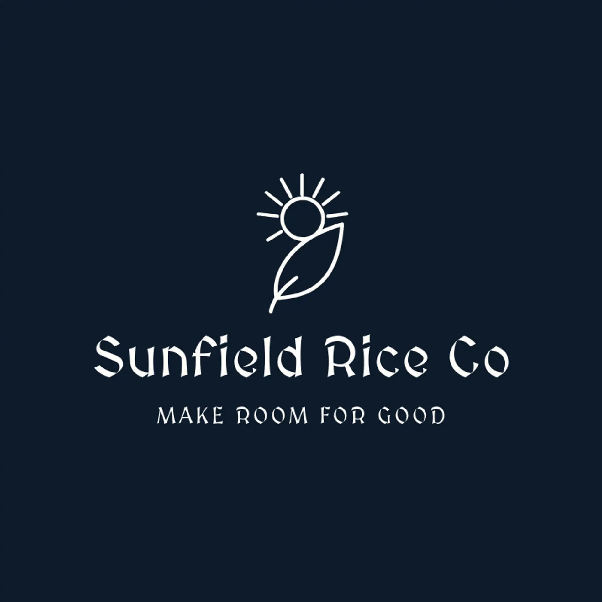 Sunfield Rice Co logo for rice
