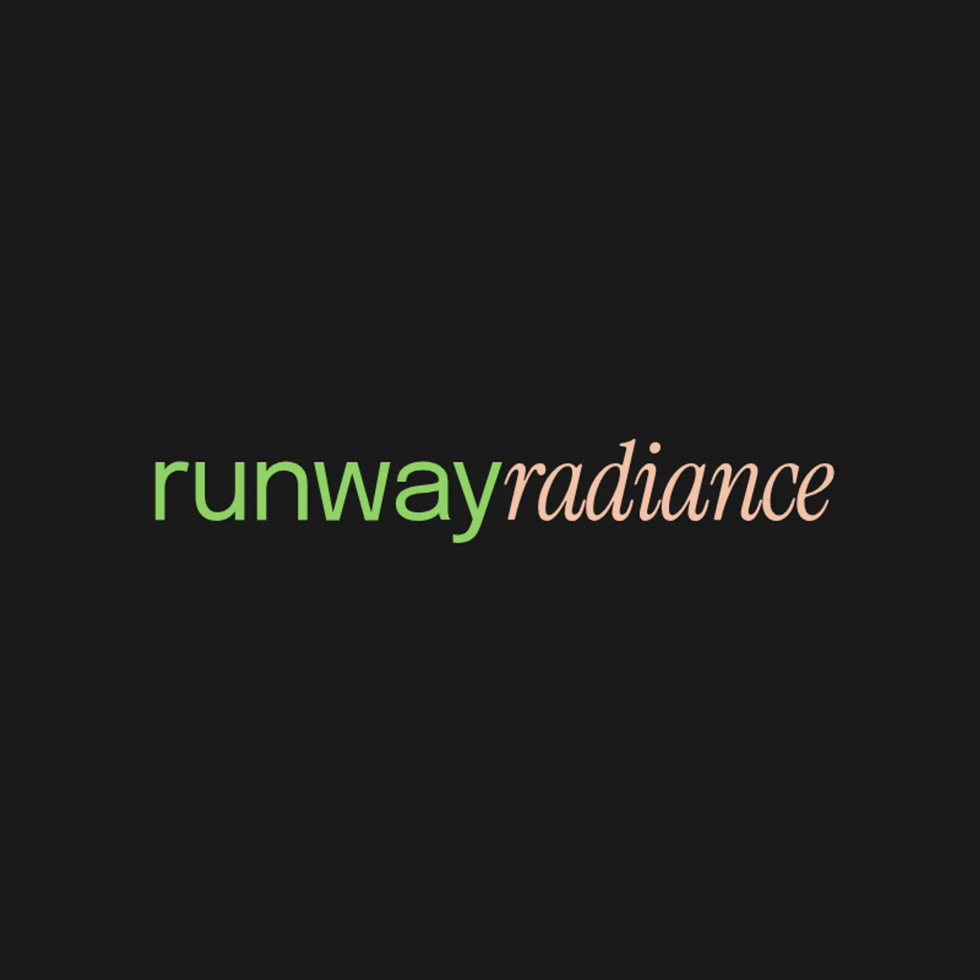 Runway Radiance logo for fashion show