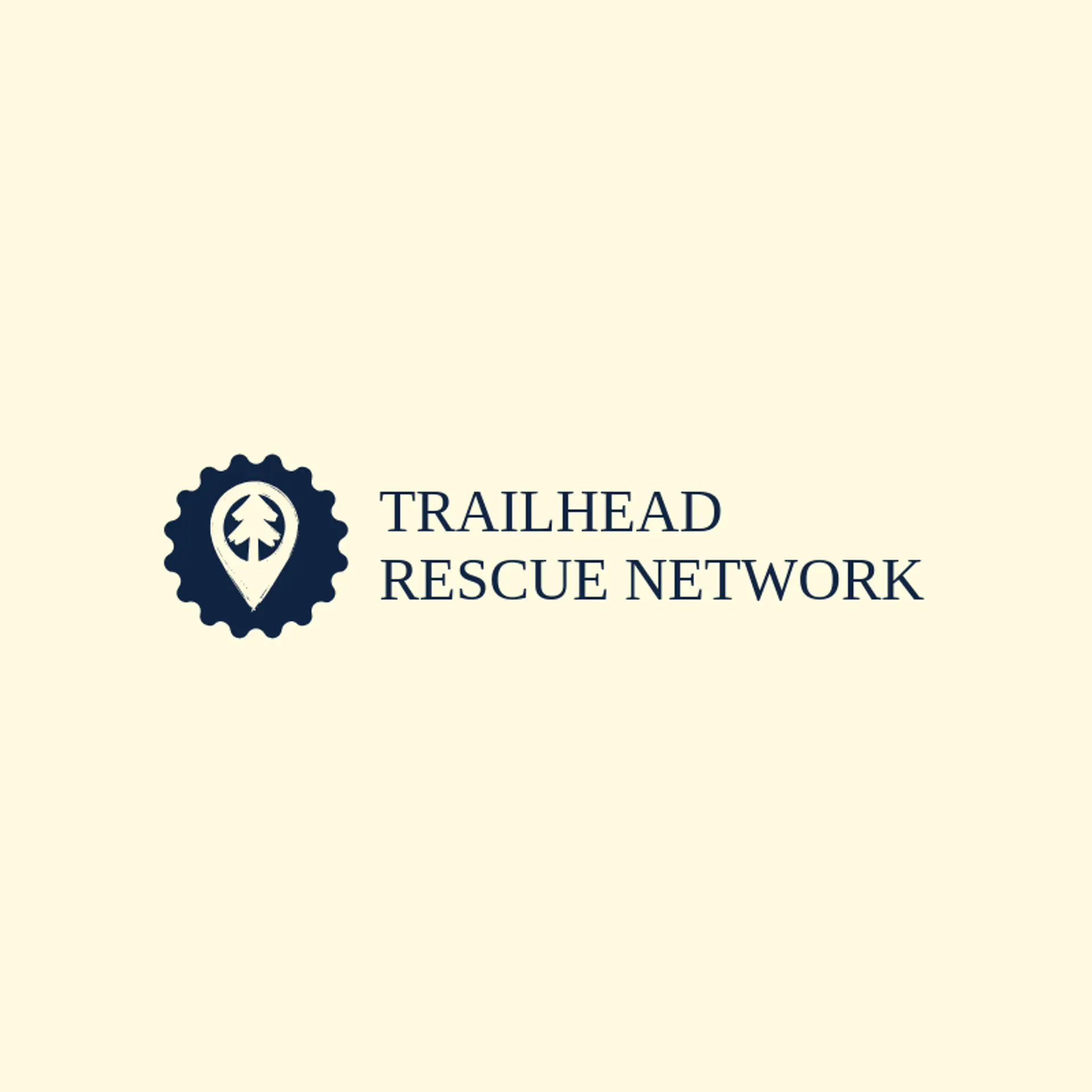 Trailhead Rescue Network logo for rescue