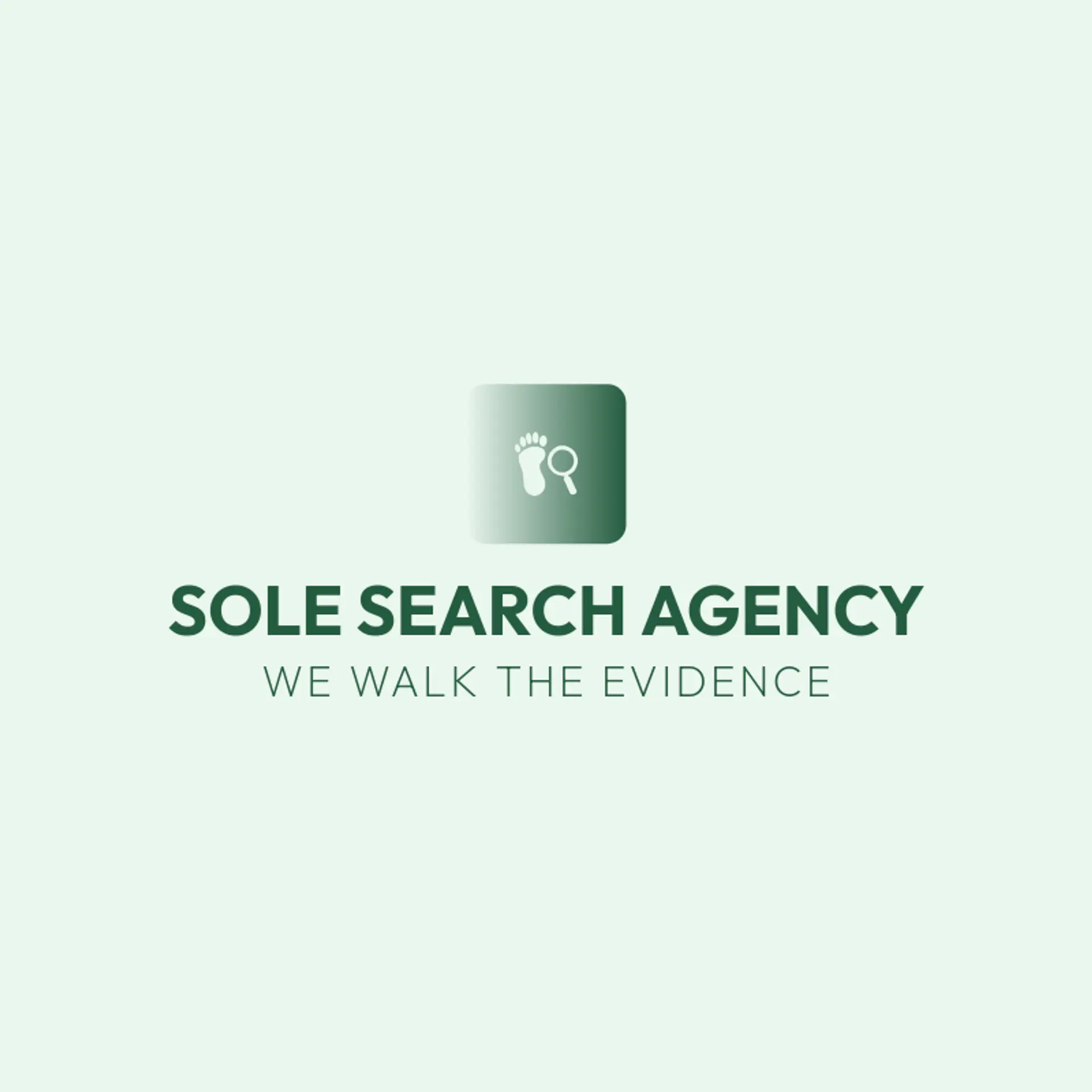 Sole Search Agency logo for detective