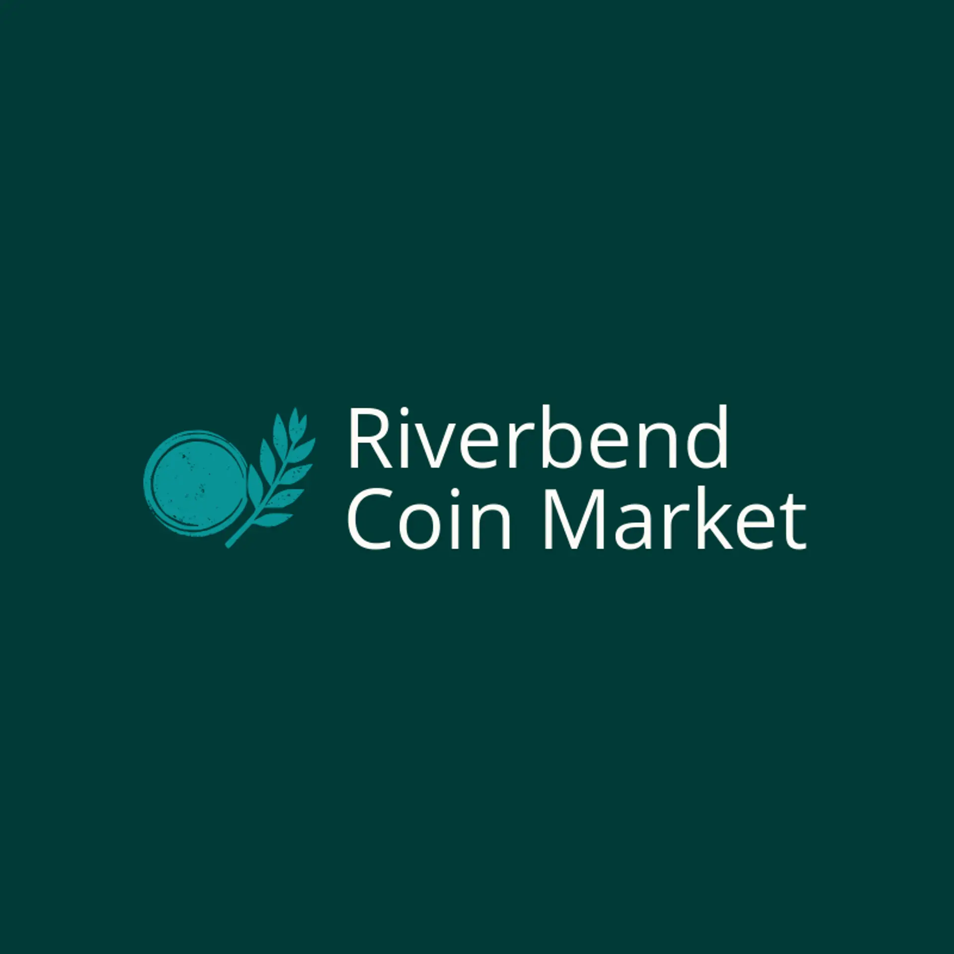 Riverbend Coin Market logo for coin