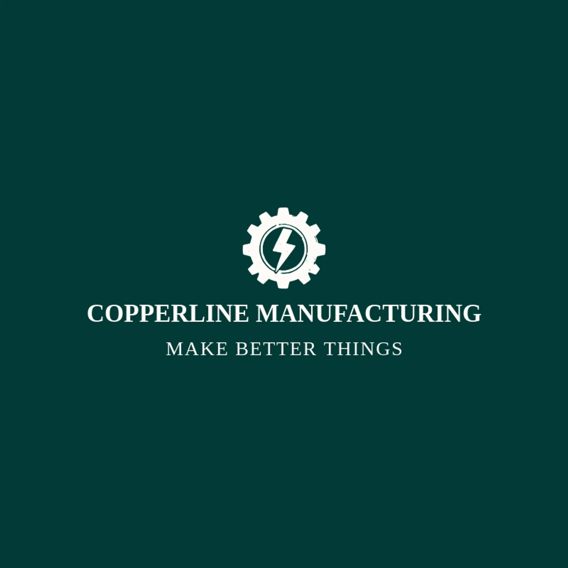 Copperline Manufacturing logo for industry