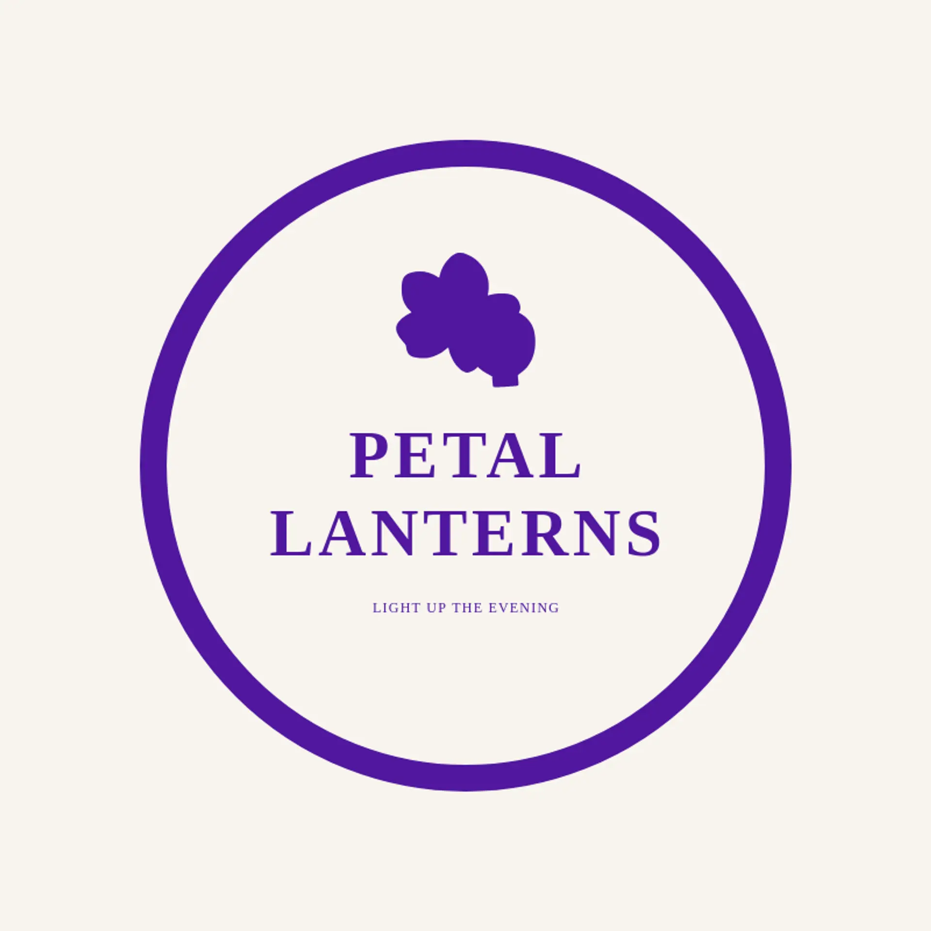 Petal Lanterns logo for cherry blossom