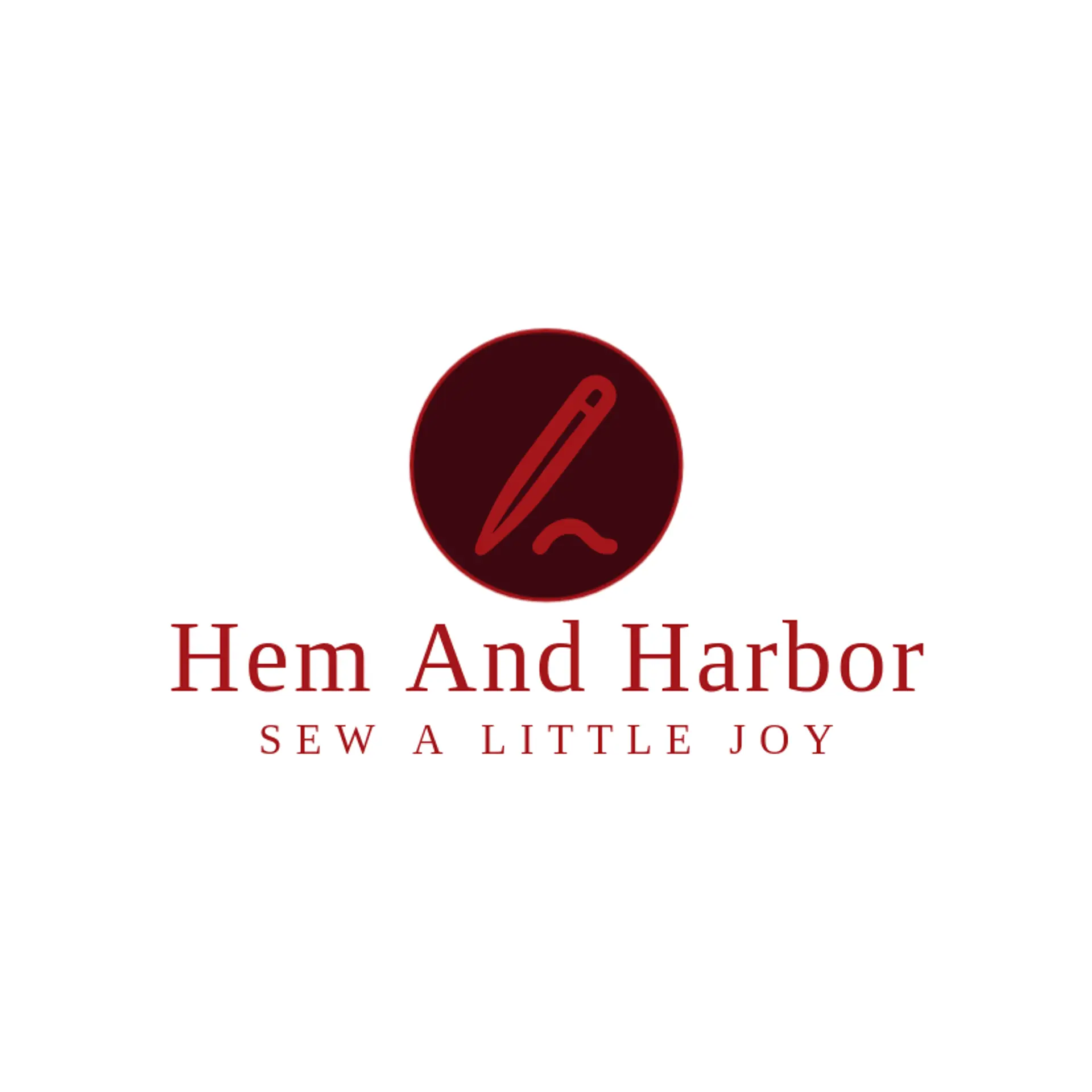Hem and Harbor logo for stitching