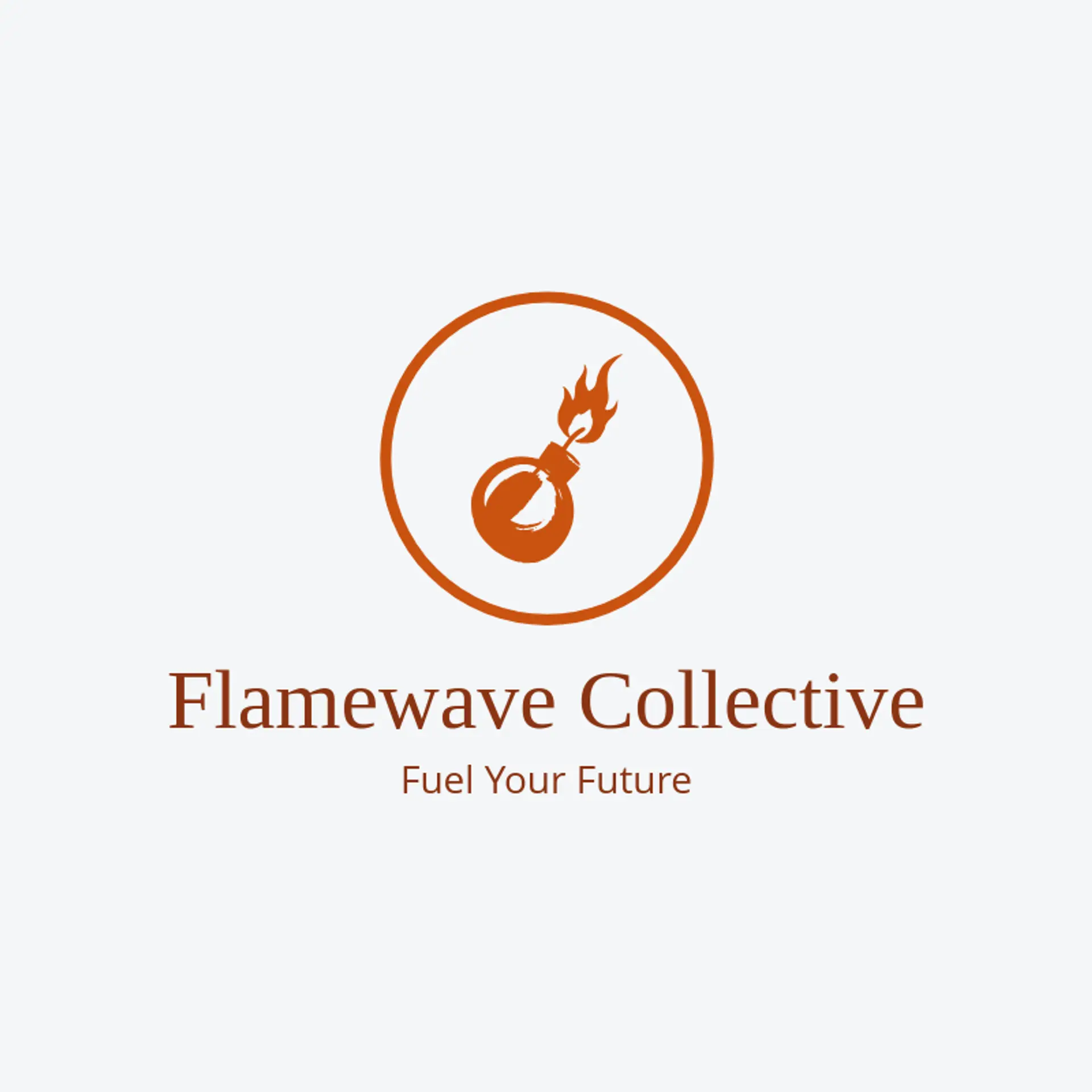 Flamewave Collective logo for bomb