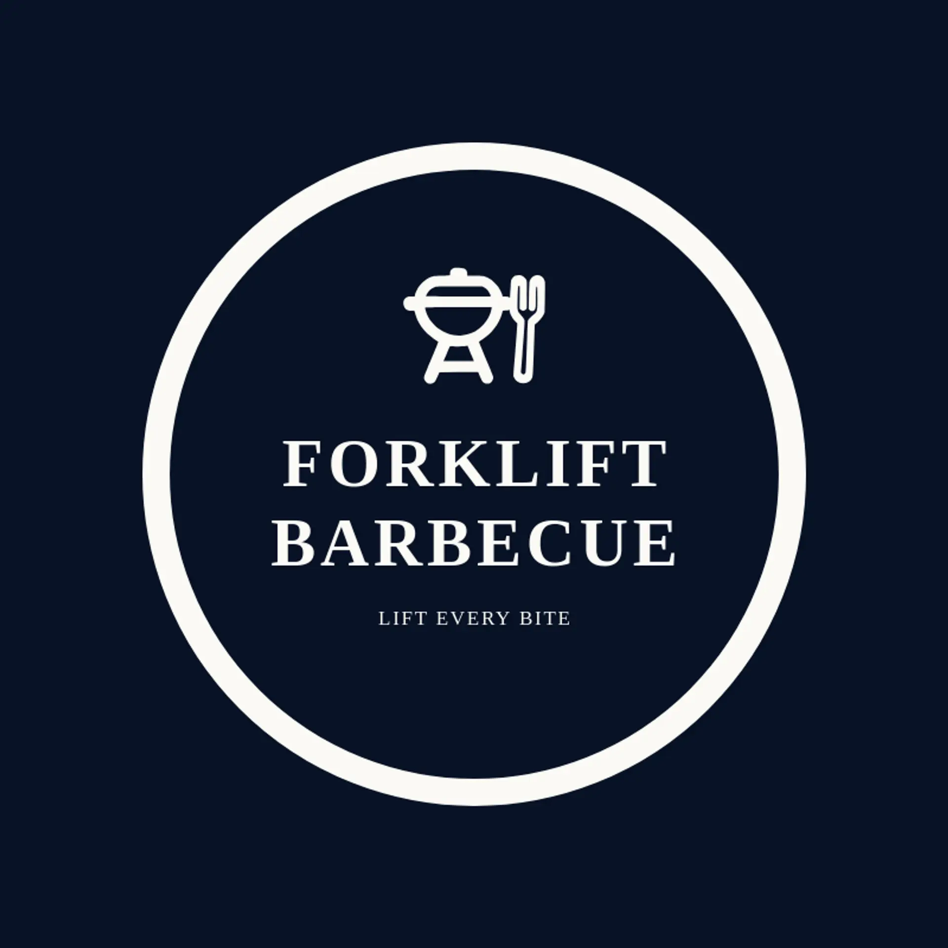 Forklift Barbecue logo for grill