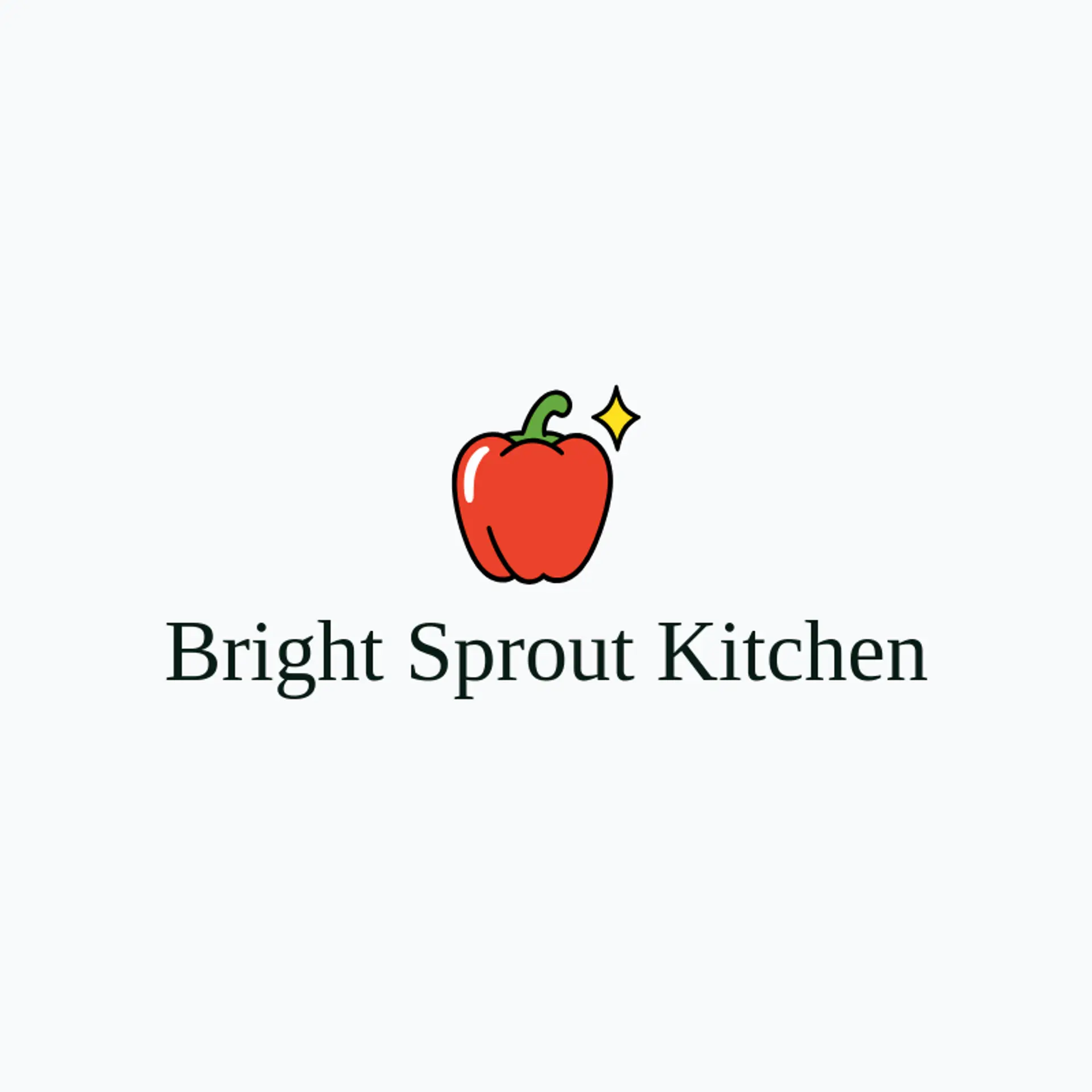 Bright Sprout Kitchen logo for vegetarian