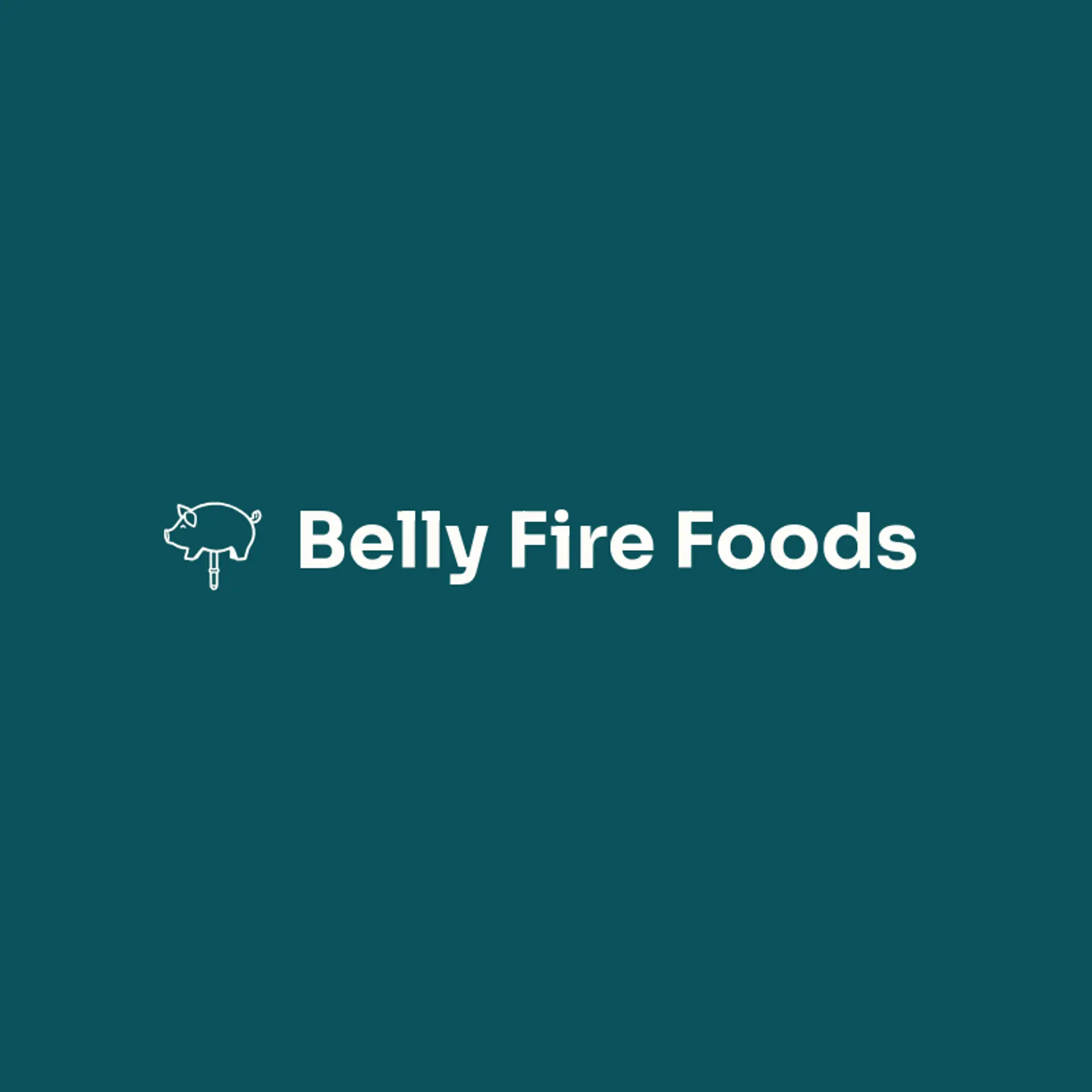 Belly Fire Foods logo for lechon