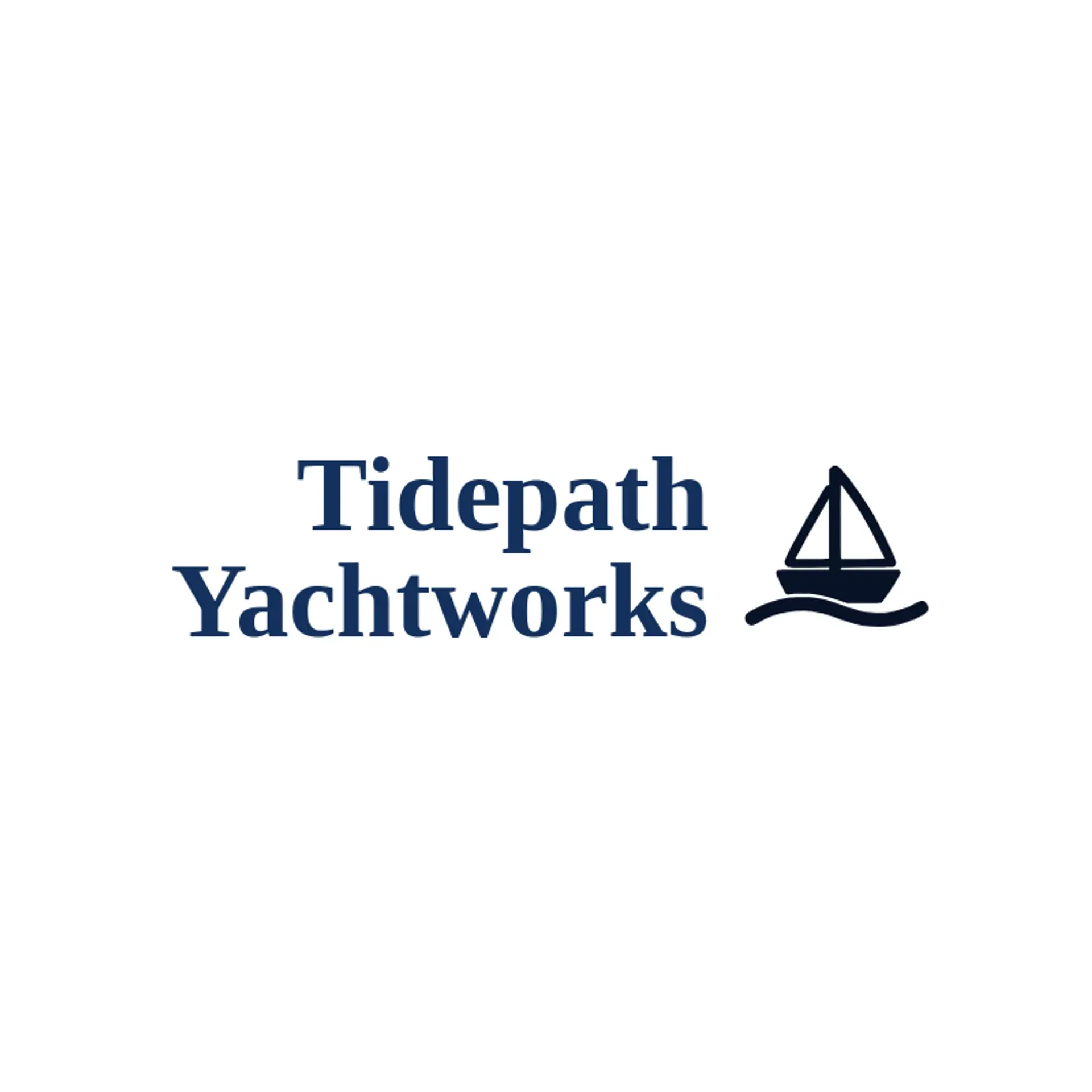 Tidepath Yachtworks logo for sailboat