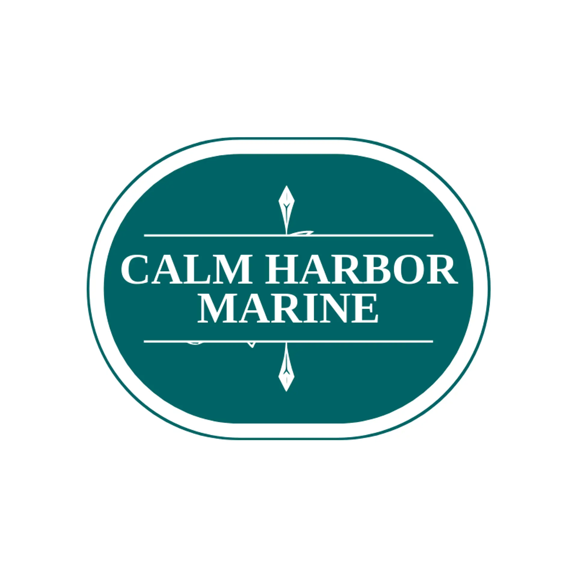 Calm Harbor Marine logo for whale