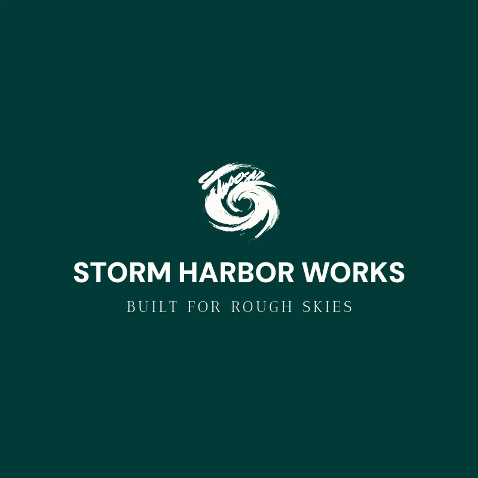 Storm Harbor Works logo for storm