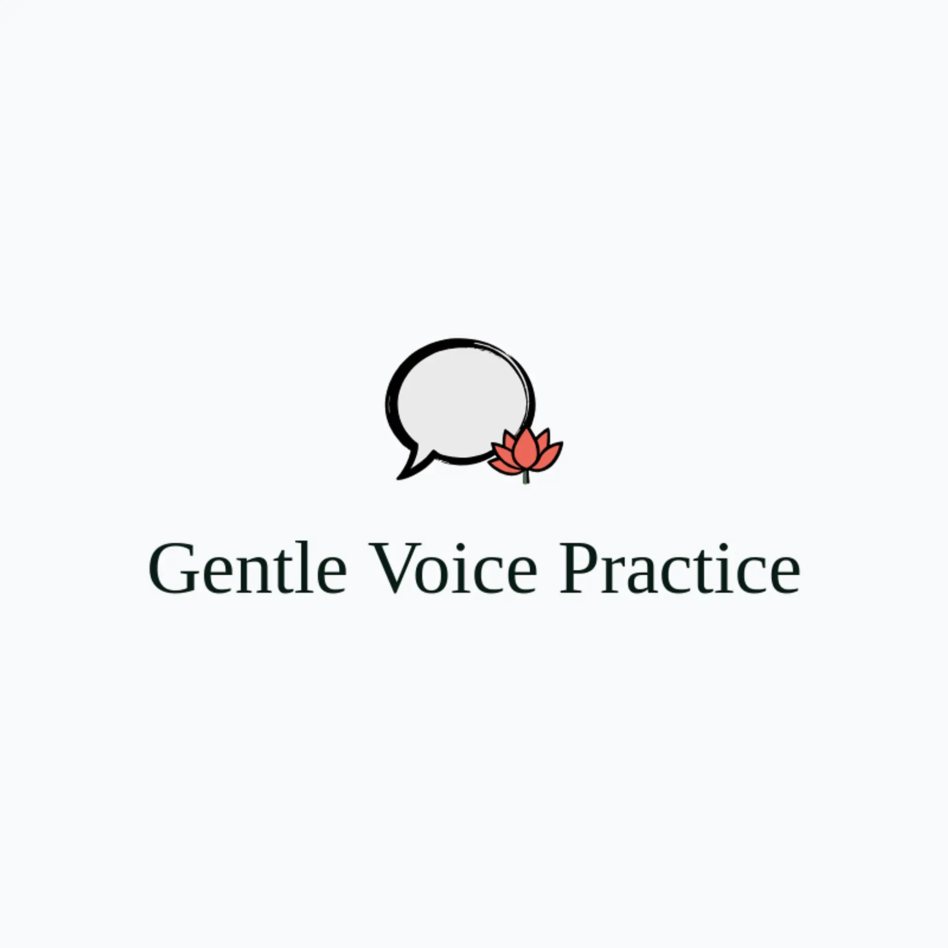 Gentle Voice Practice logo for therapy