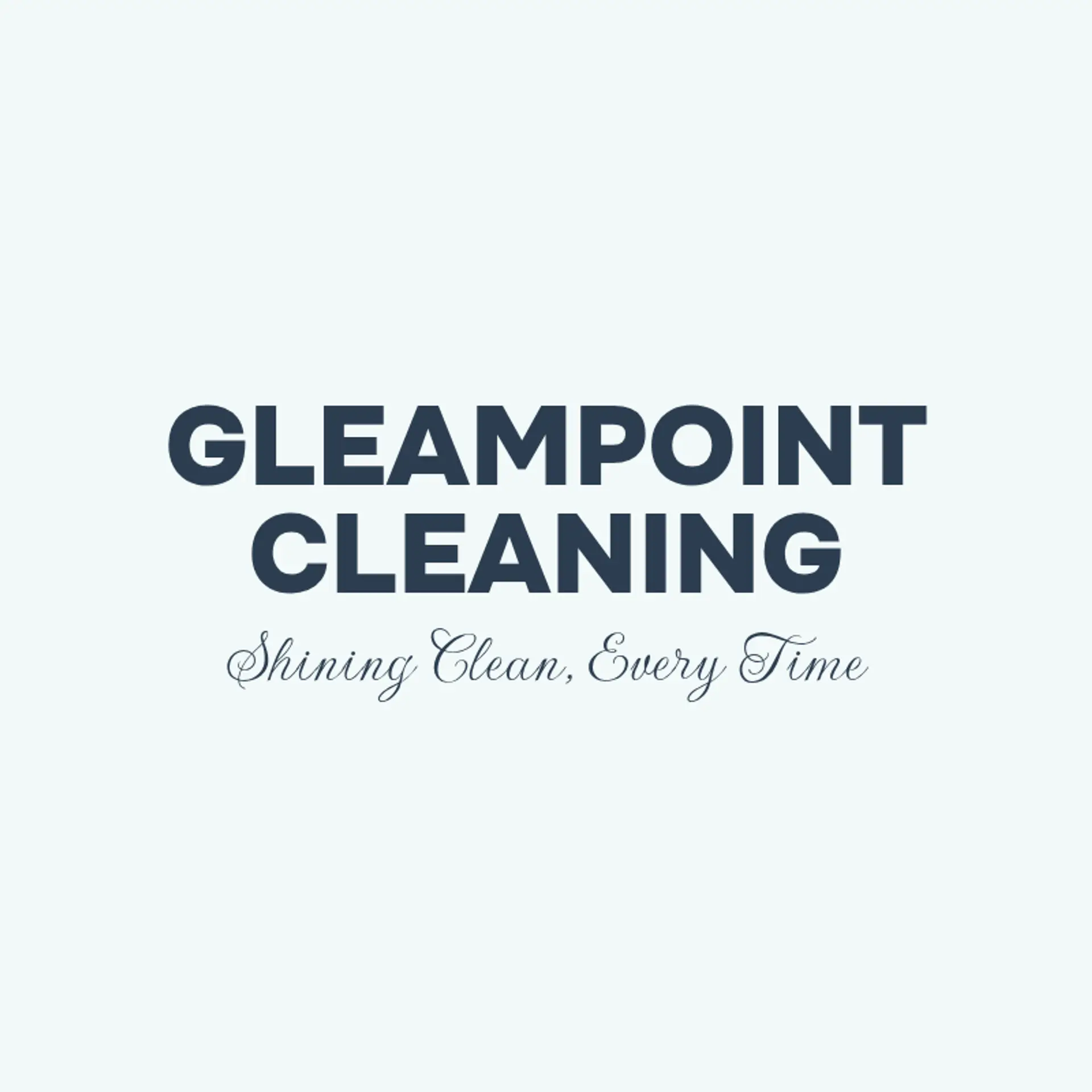 GleamPoint Cleaning logo for cleaning services