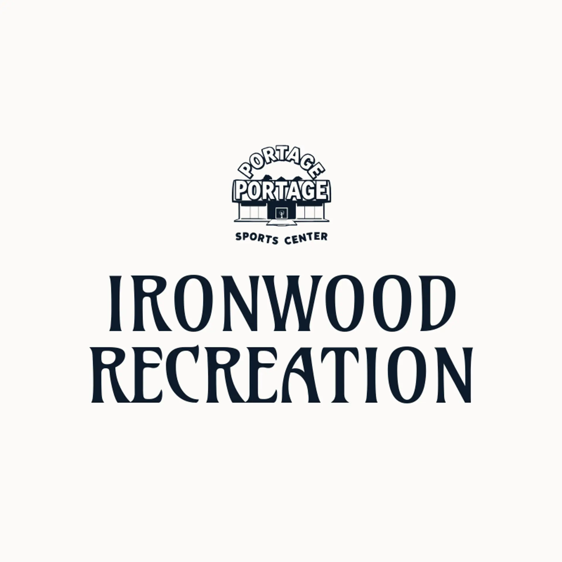 Ironwood Recreation logo for sports center
