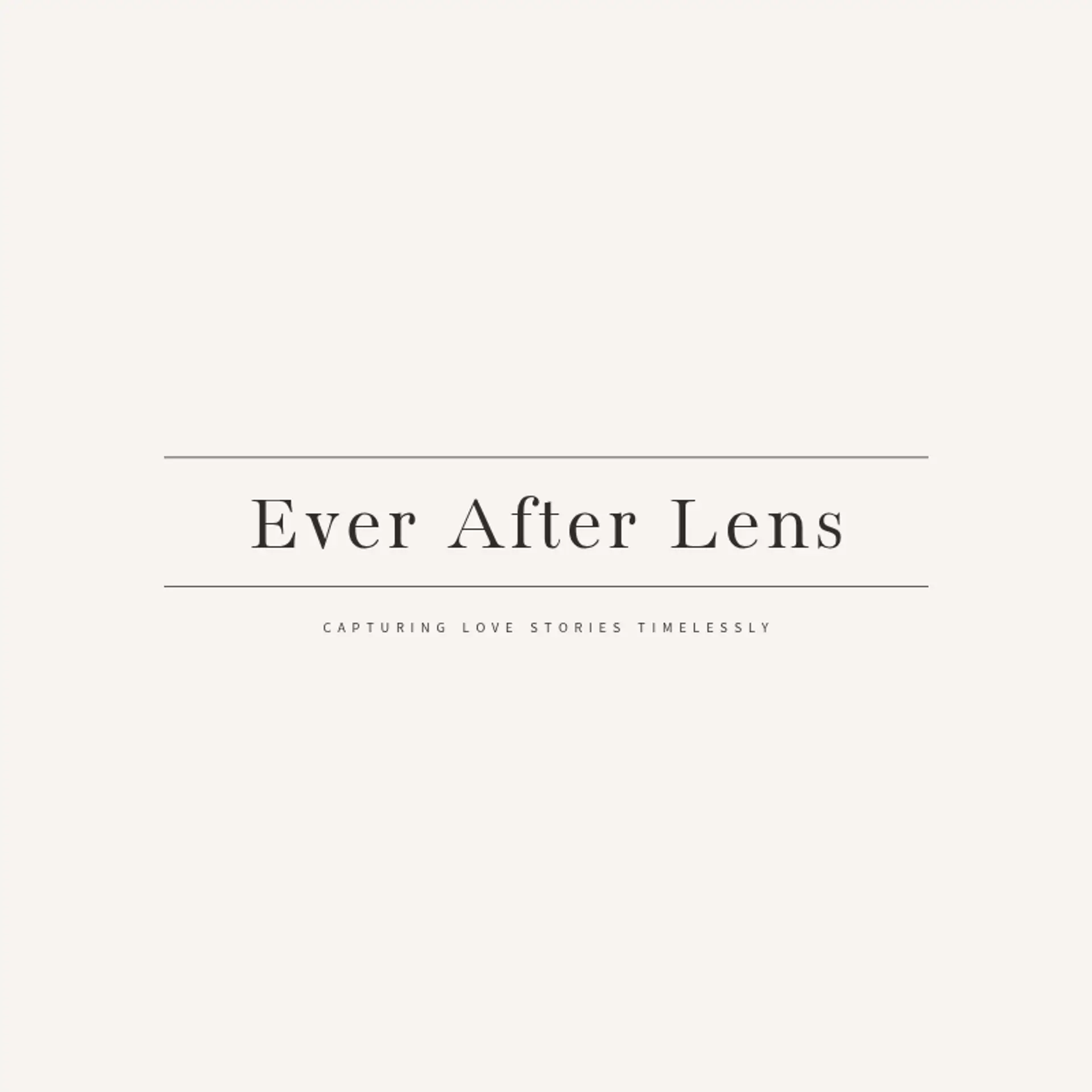 Ever After Lens logo for wedding photographer