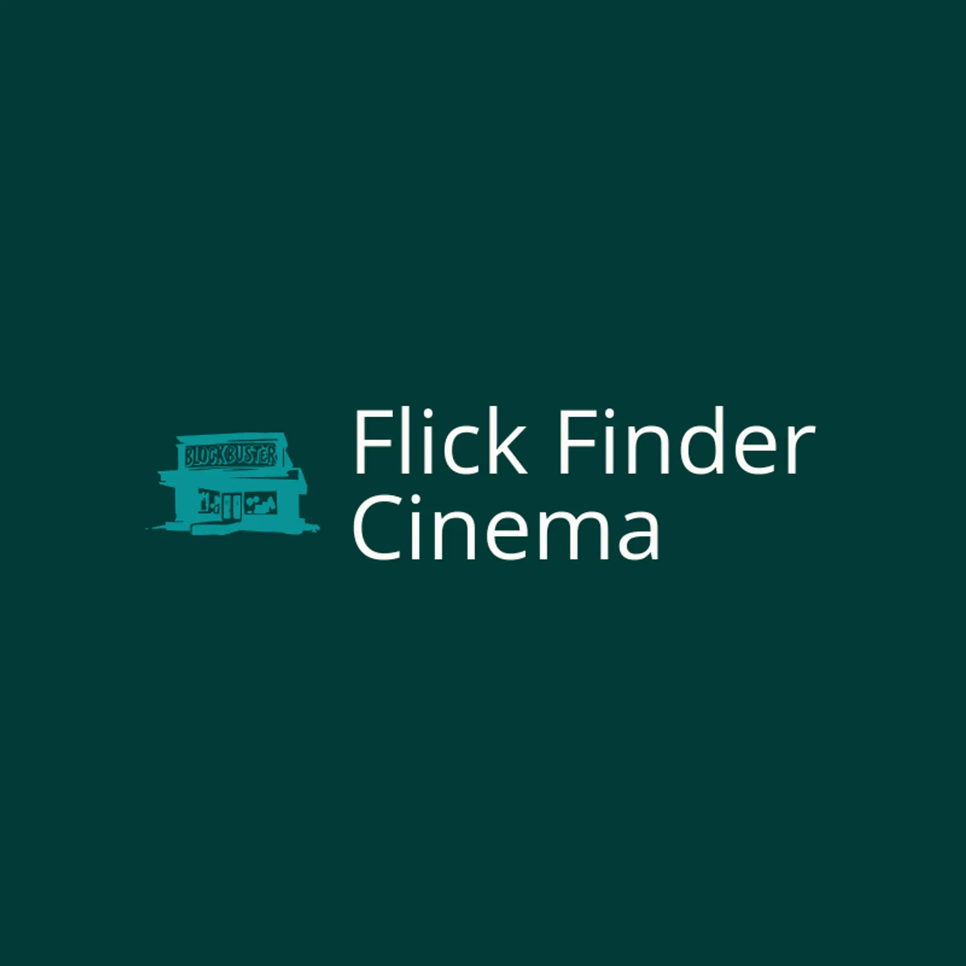Flick Finder Cinema logo for blockbuster