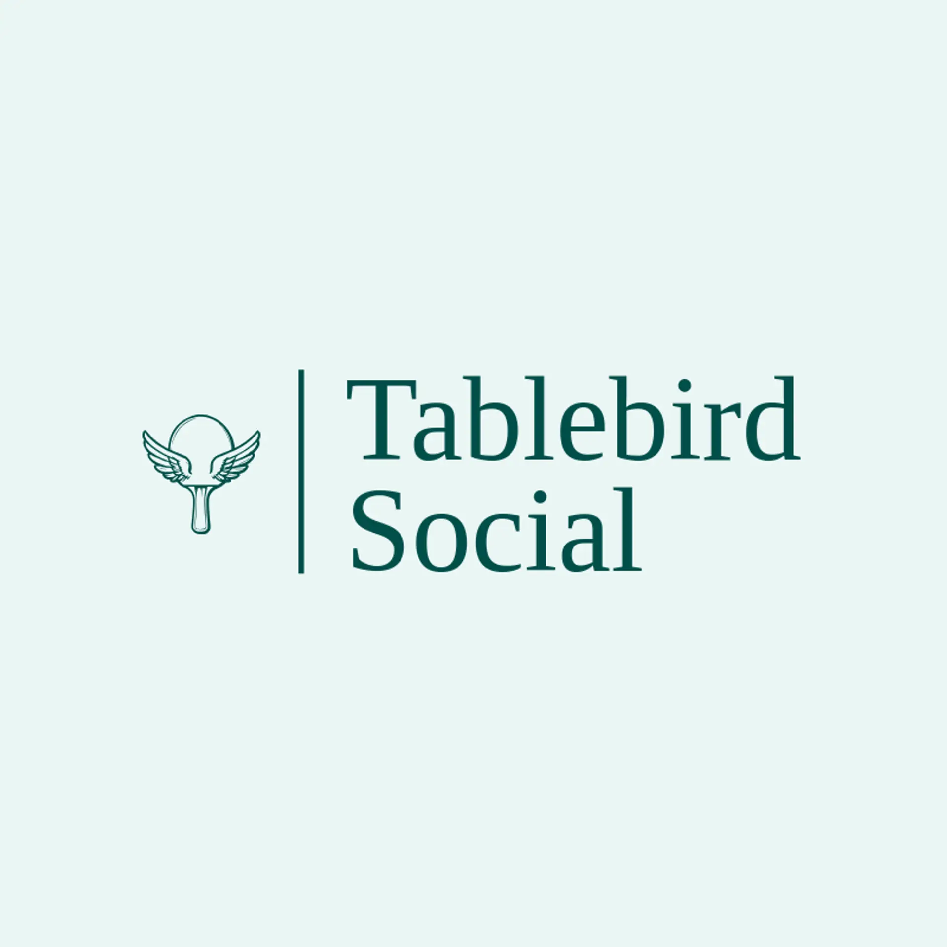 Tablebird Social logo for ping pong
