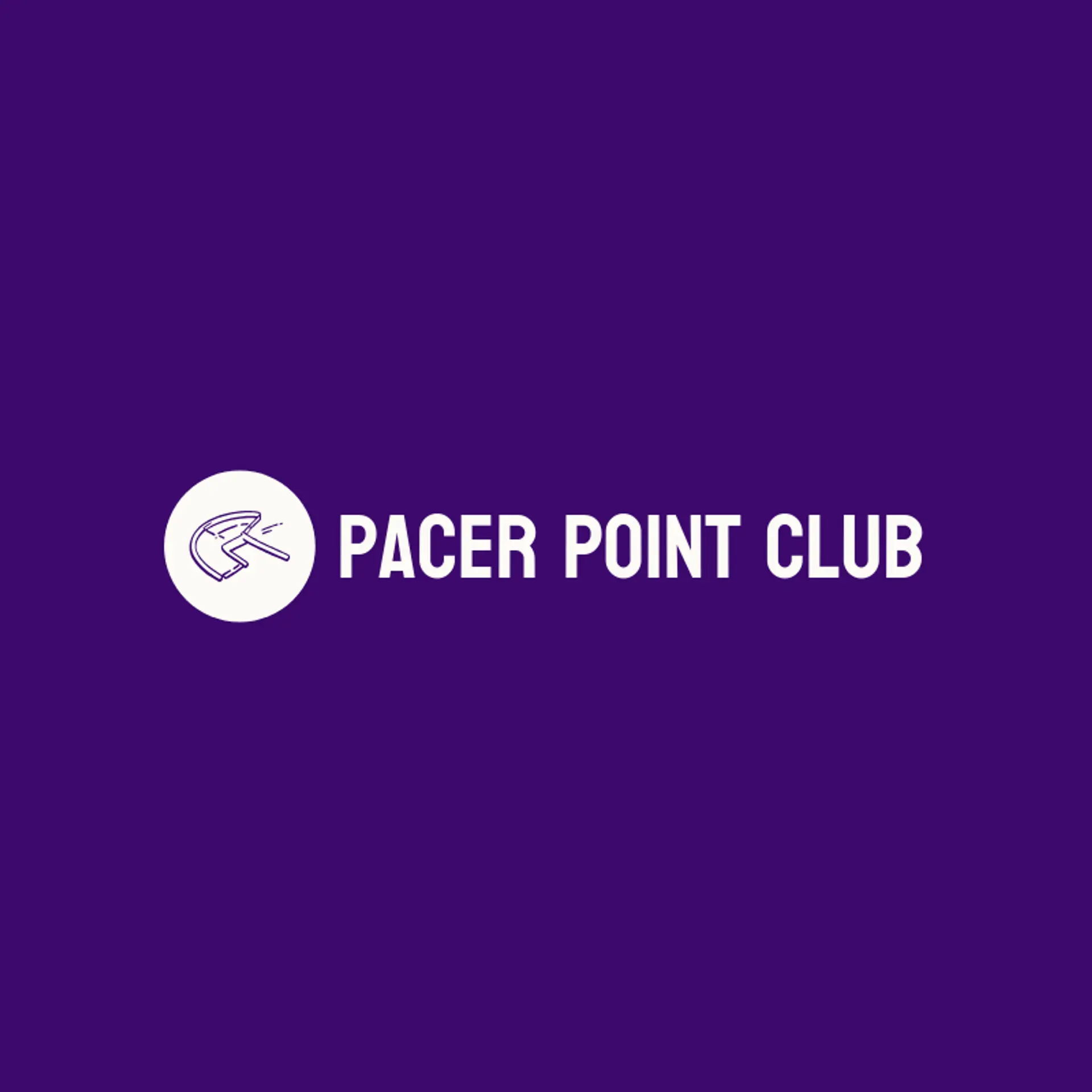 Pacer Point Club logo for track and field
