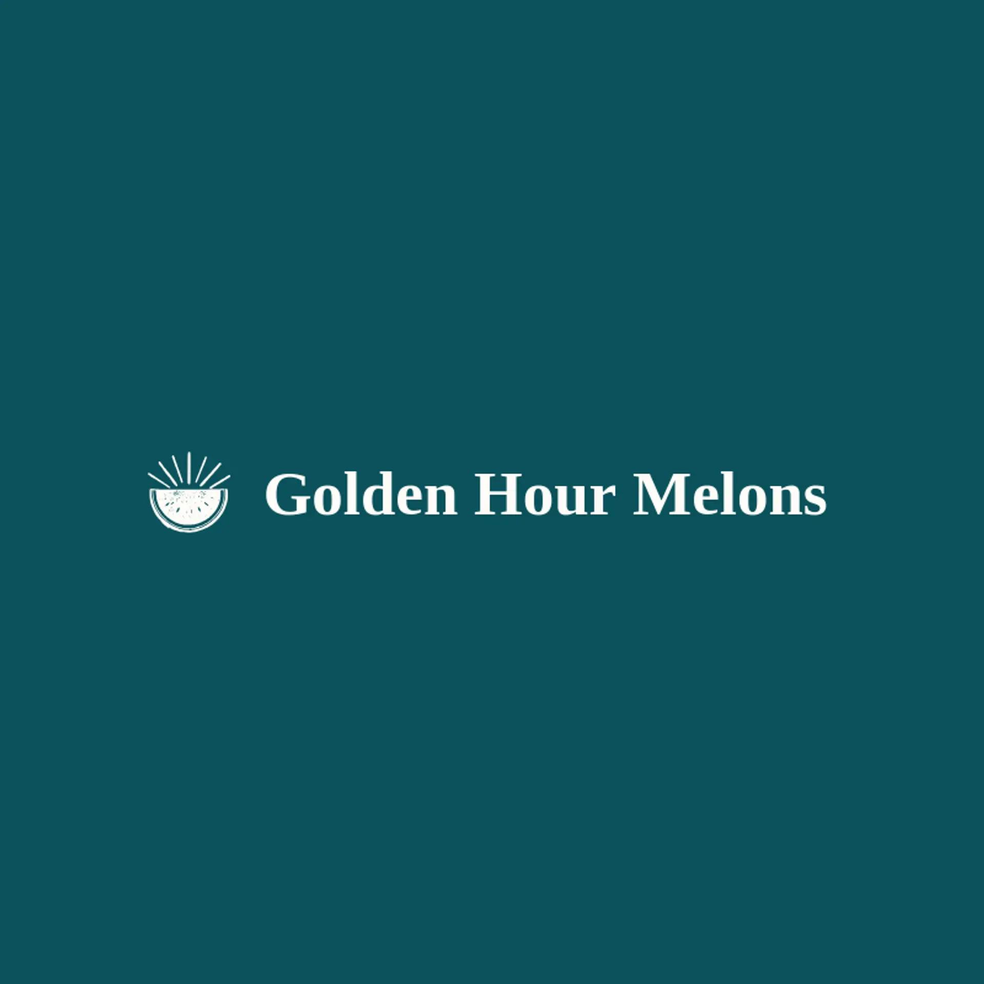 Golden Hour Melons logo for watermelon