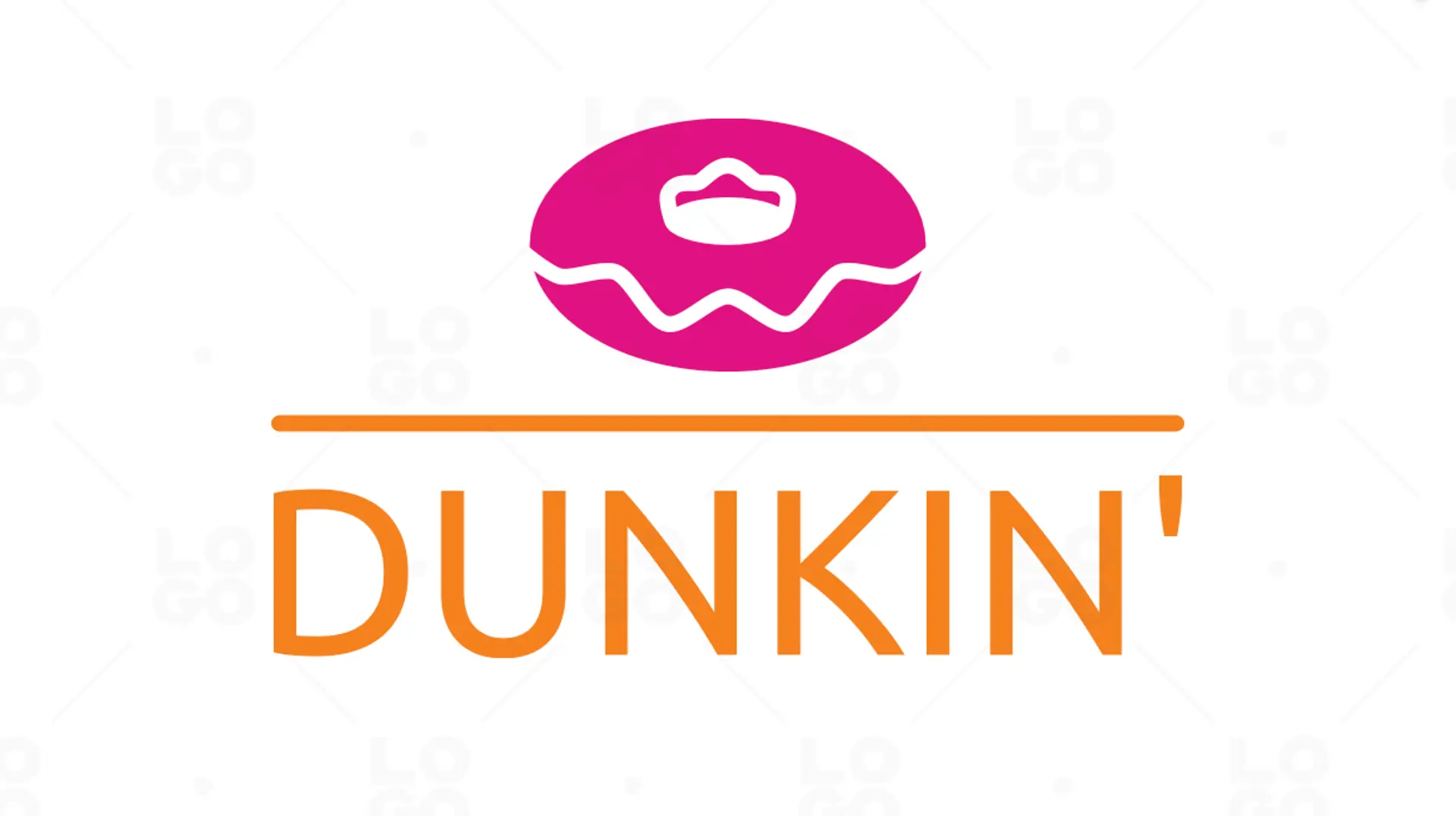 Dunkin logo variation