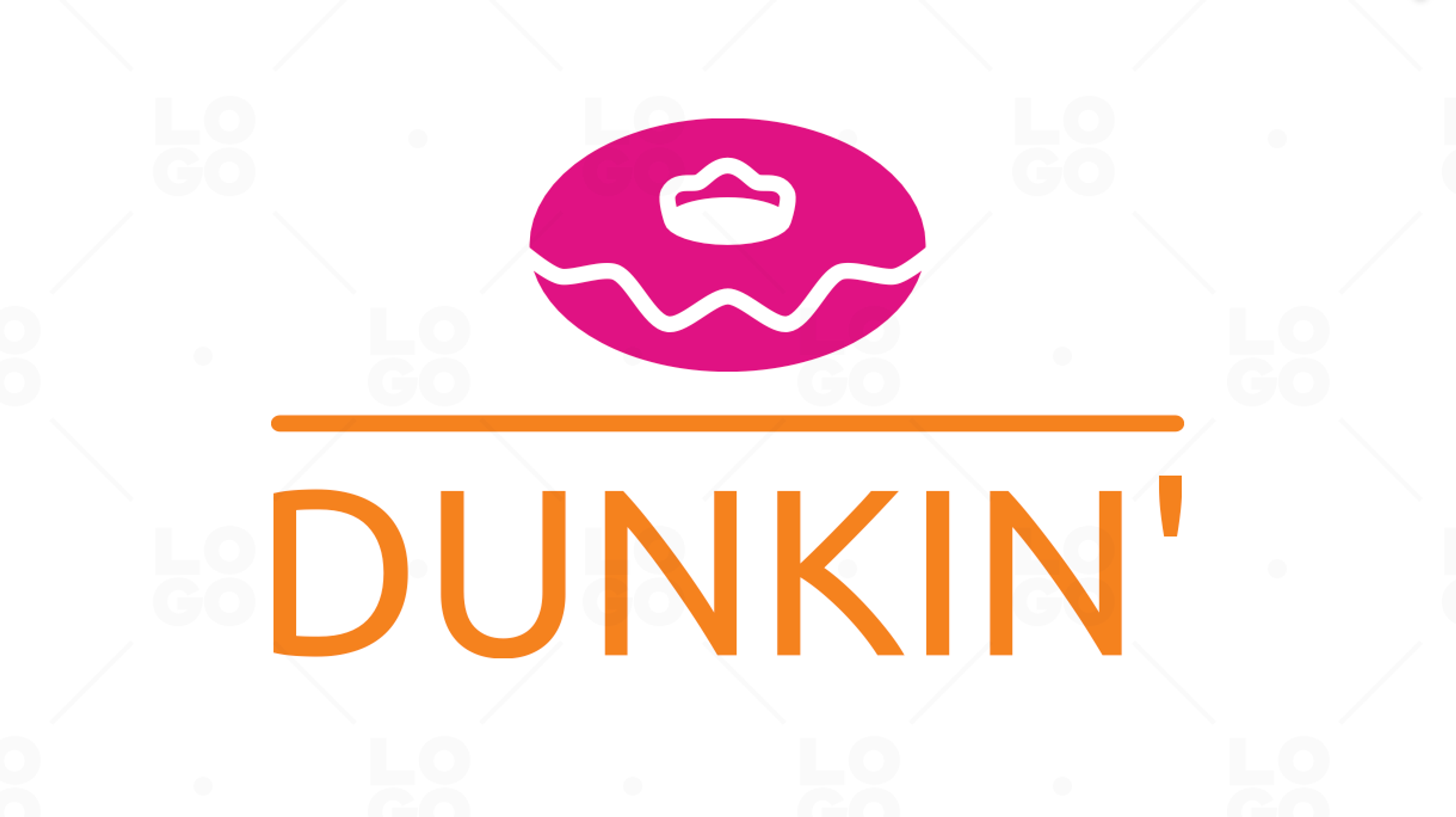 Dunkin logo variation