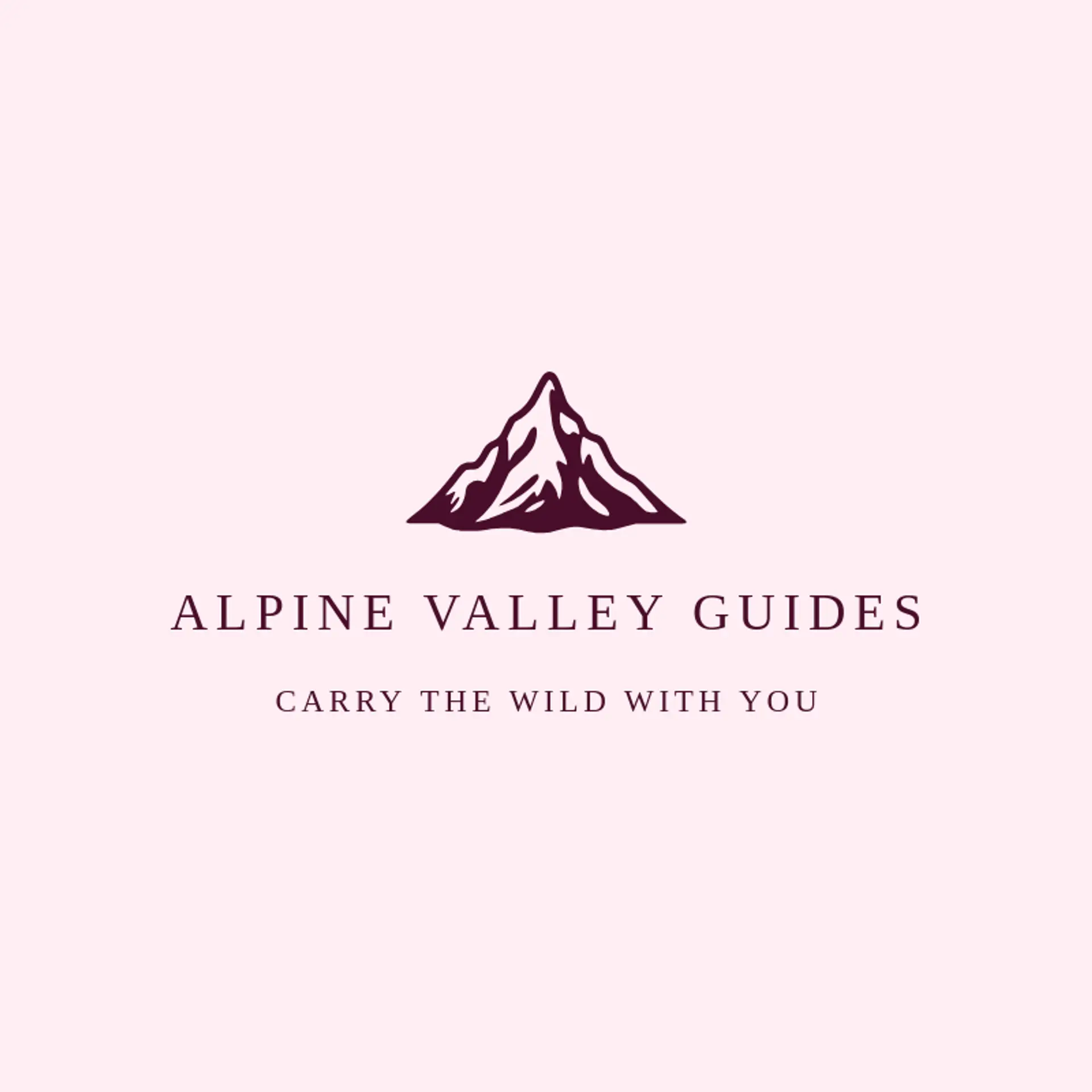 Alpine Valley Guides logo for alpine
