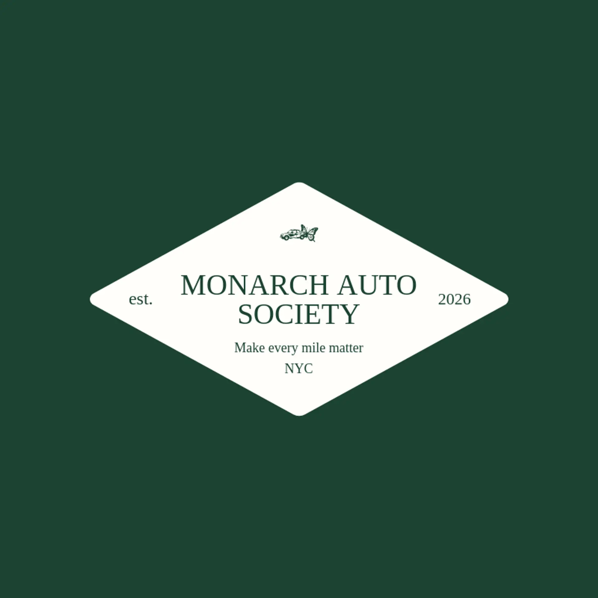 Monarch Auto Society logo for automobile
