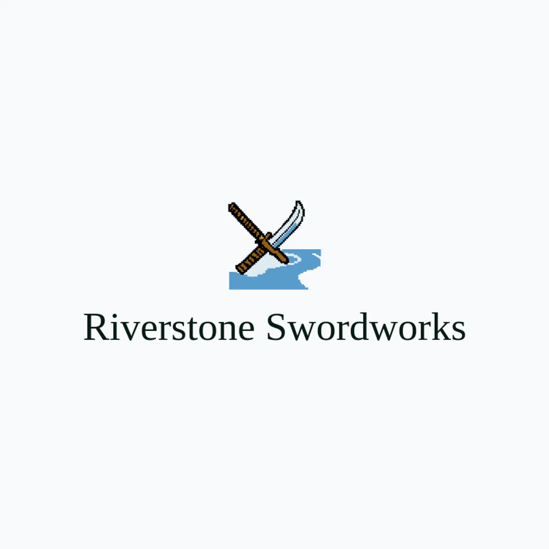 Riverstone Swordworks logo for katana
