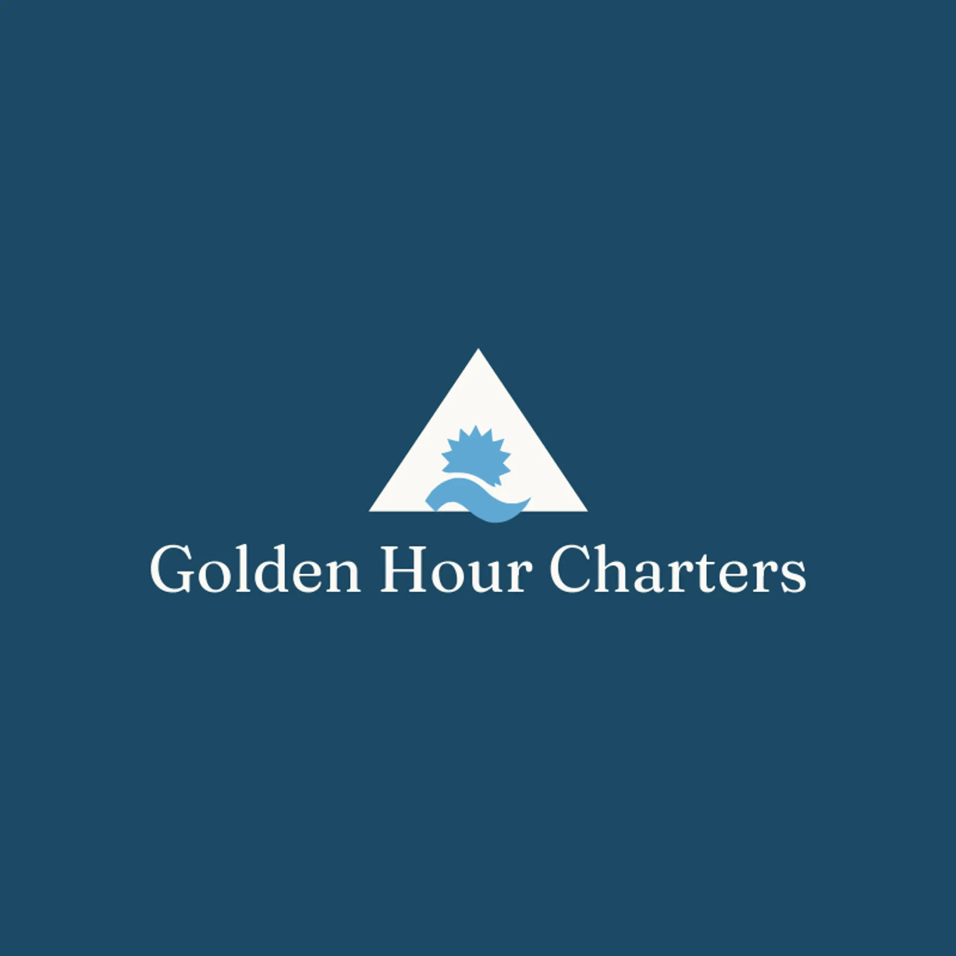 Golden Hour Charters logo for cruise