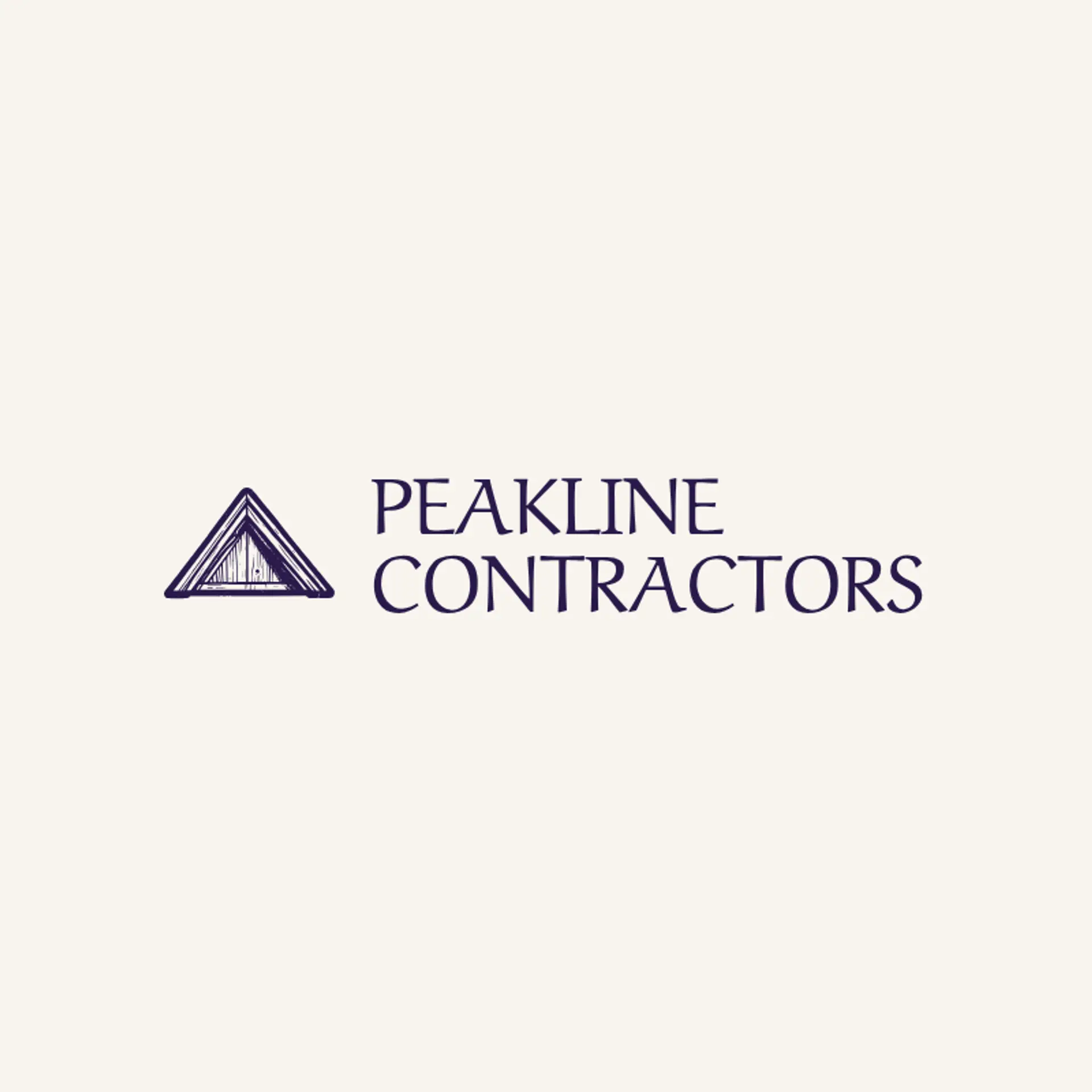 Peakline Contractors logo for build