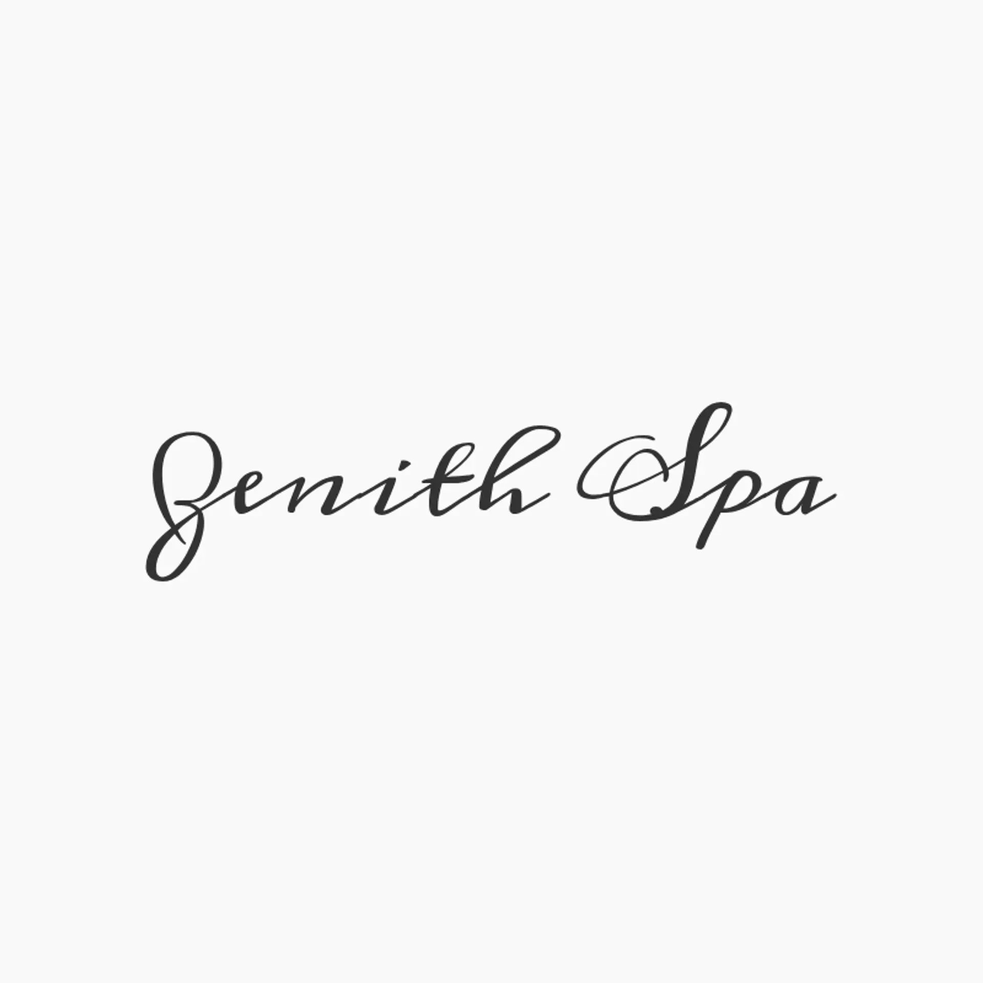 Zenith Spa logo for beauty spa