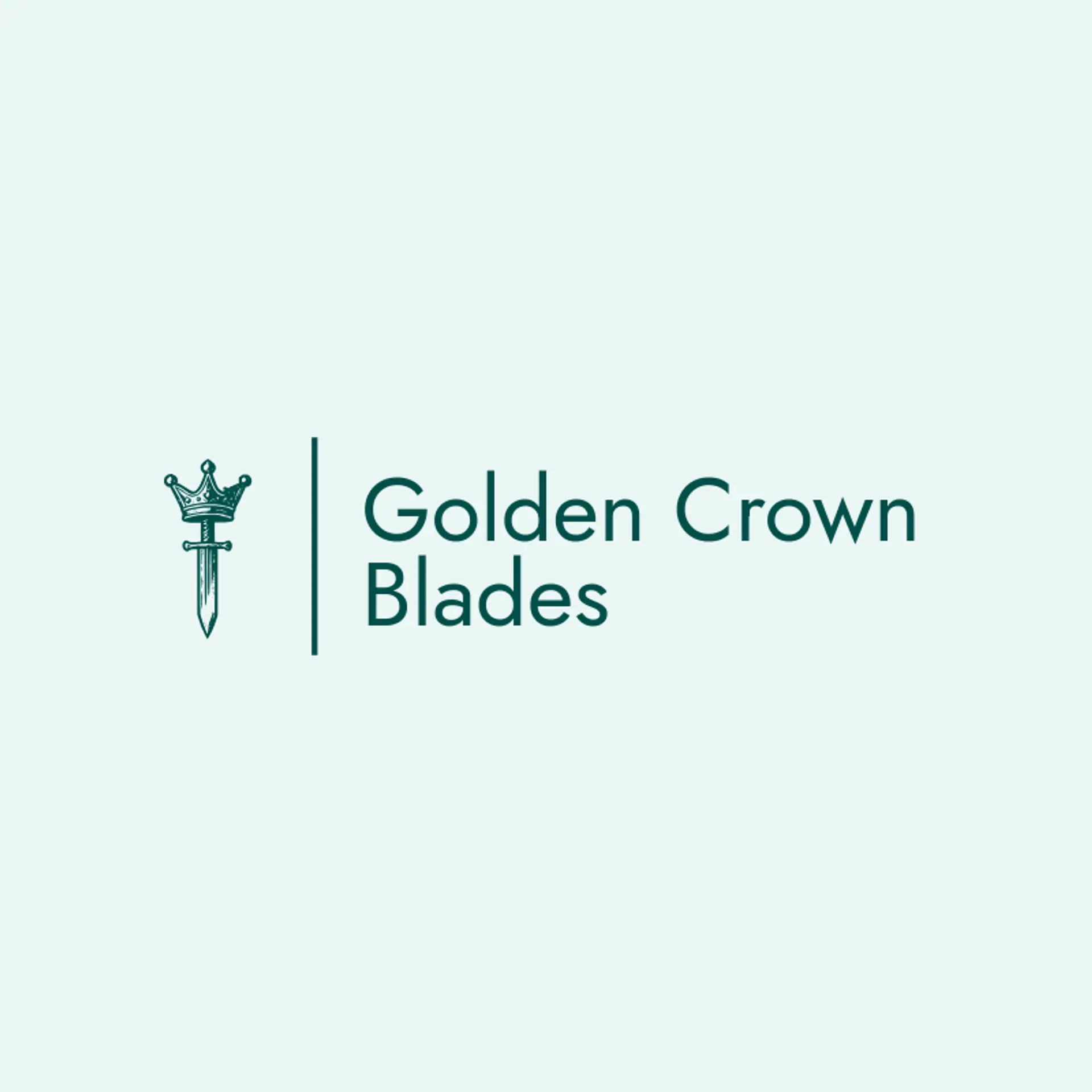 Golden Crown Blades logo for sword