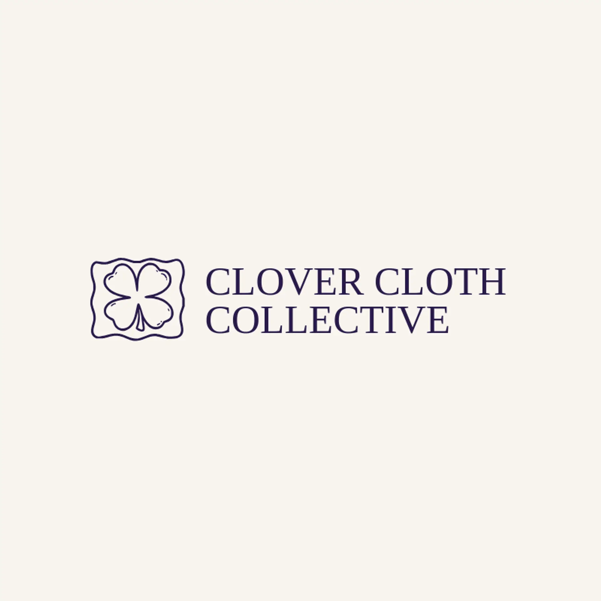 Clover Cloth Collective logo for fabric