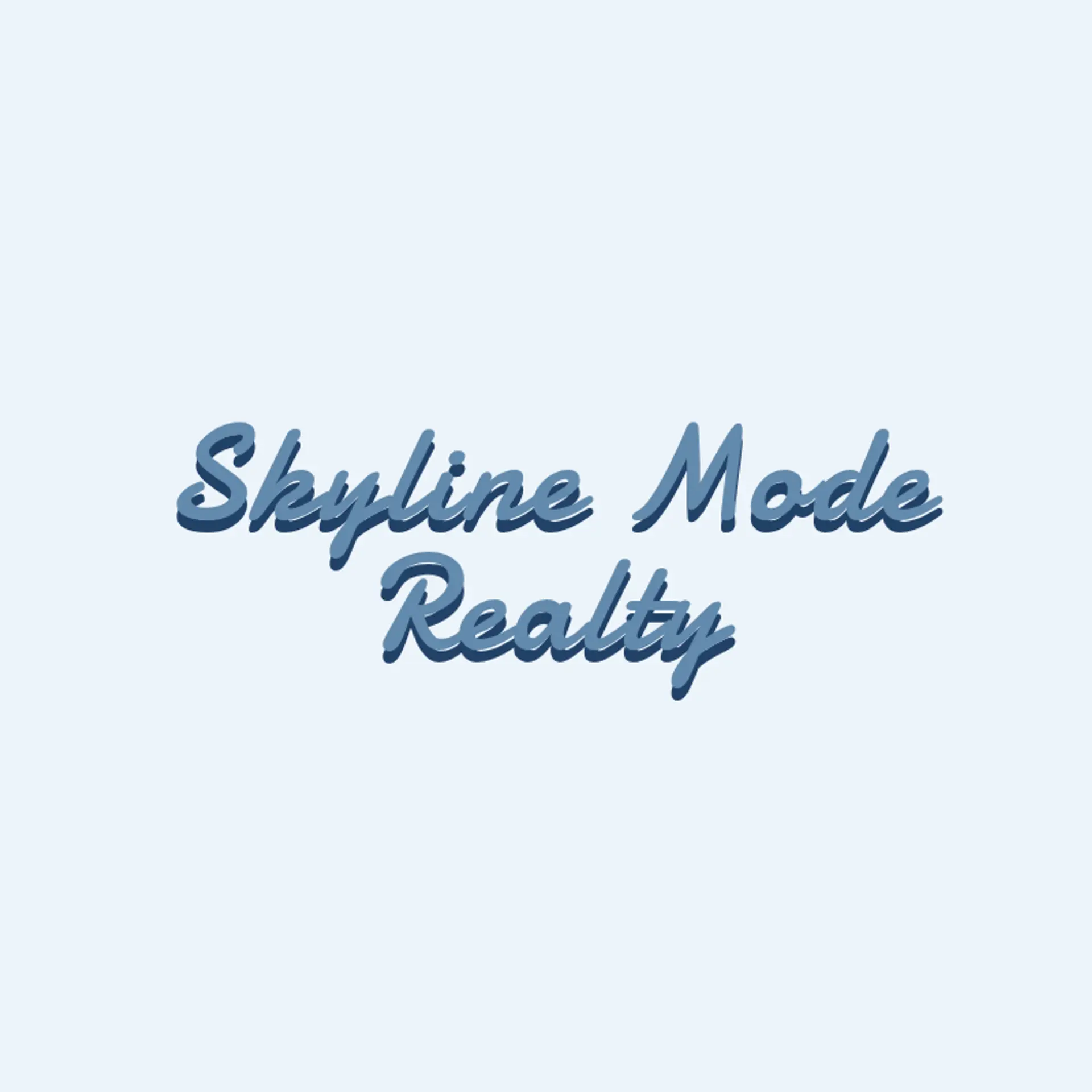 Skyline Mode Realty logo for modern real estate