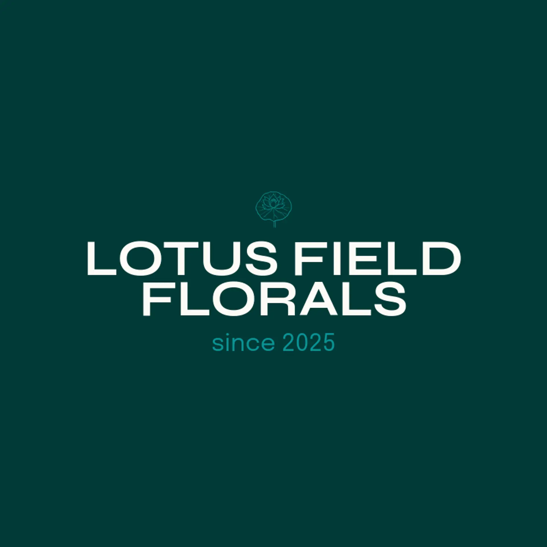 Lotus Field Florals logo for lotus