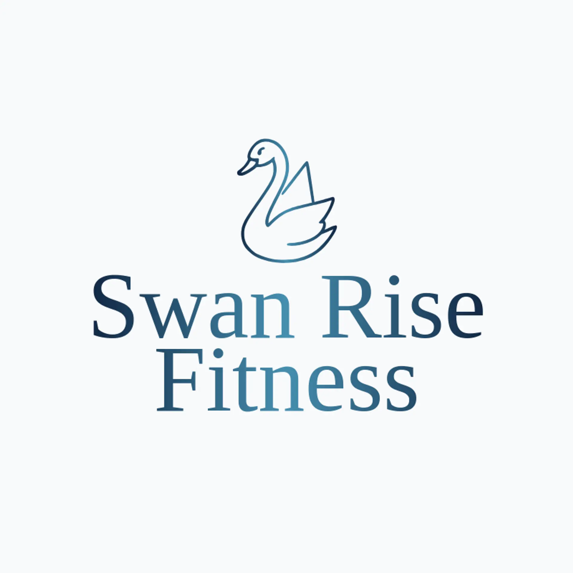 Swan Rise Fitness logo for swan