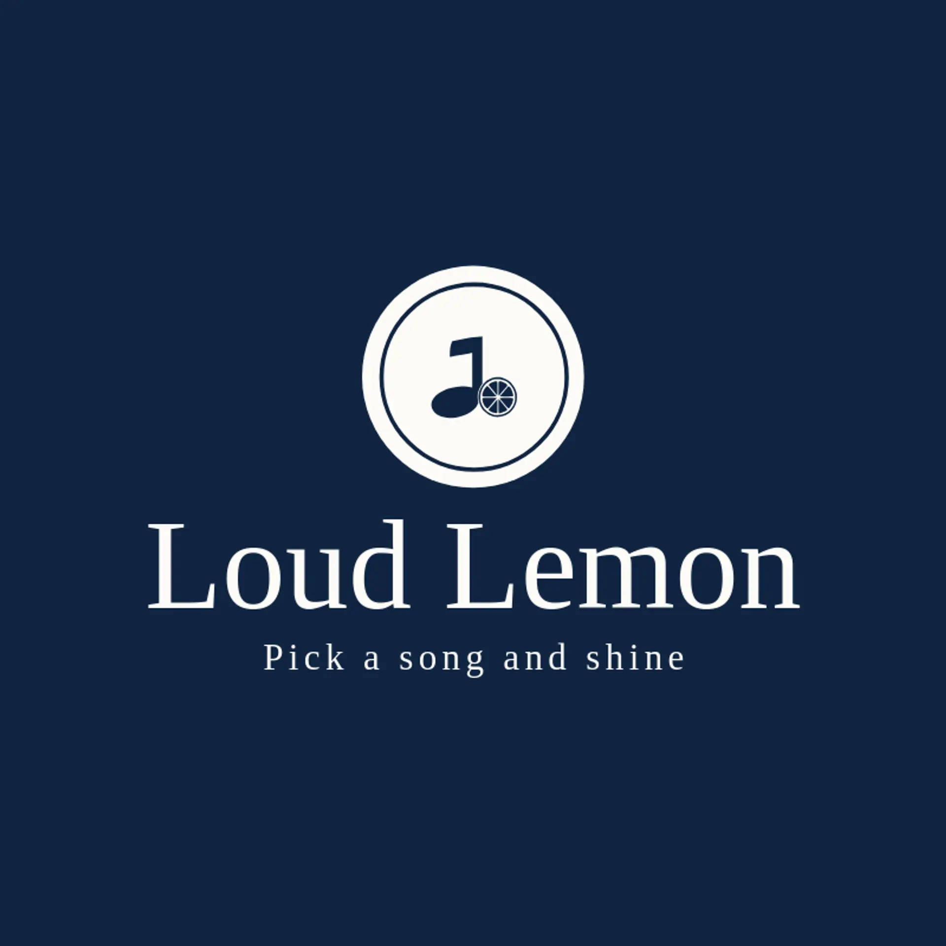Loud Lemon logo for karaoke